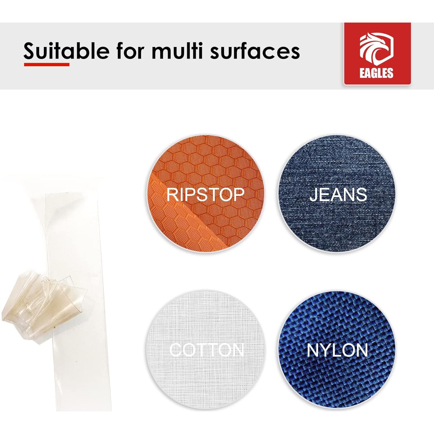 Cinta de Hockey EAGLES Bulk 6 Rollos Transparente 2.54 cm