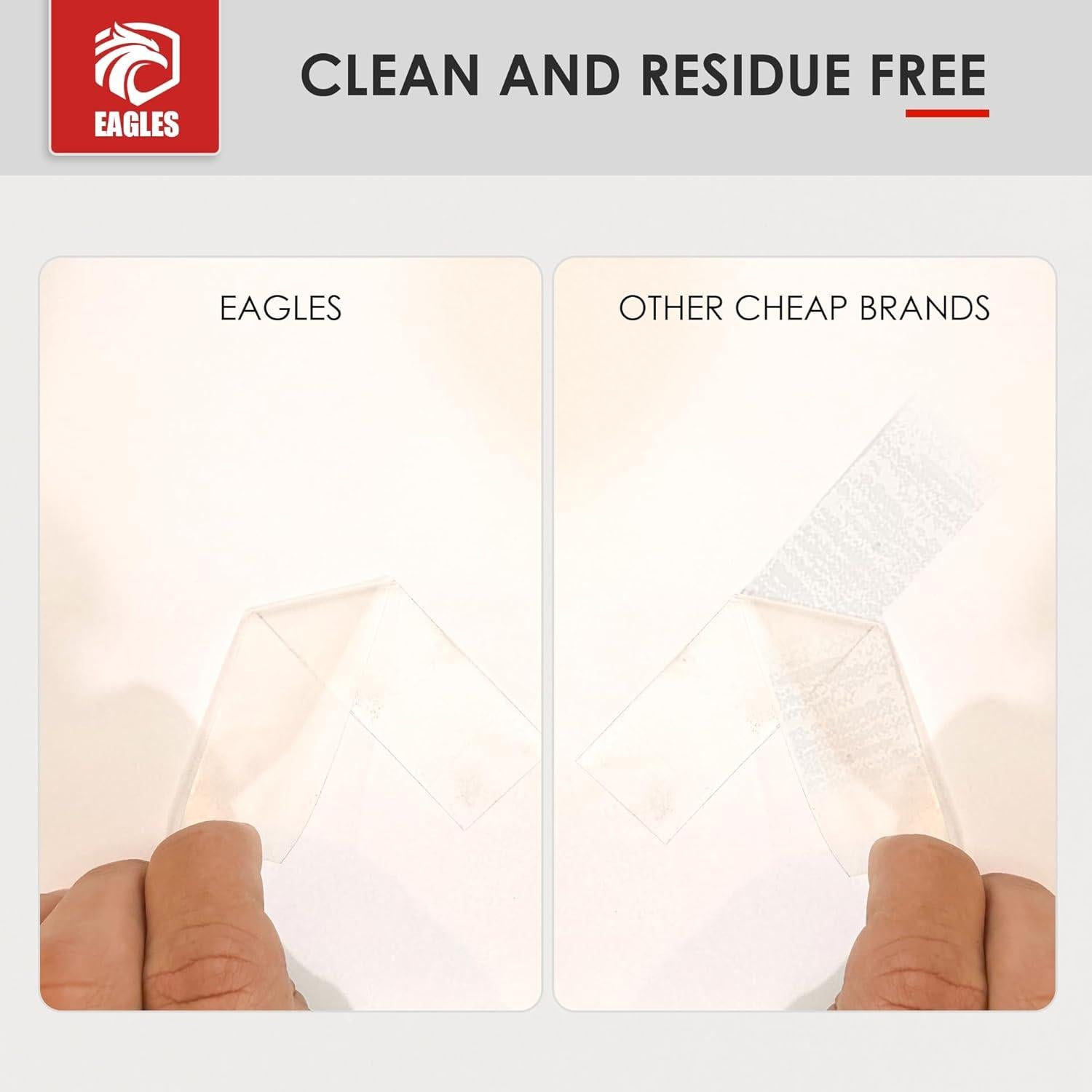 Cinta de Hockey EAGLES Bulk 6 Rollos Transparente 2.54 cm