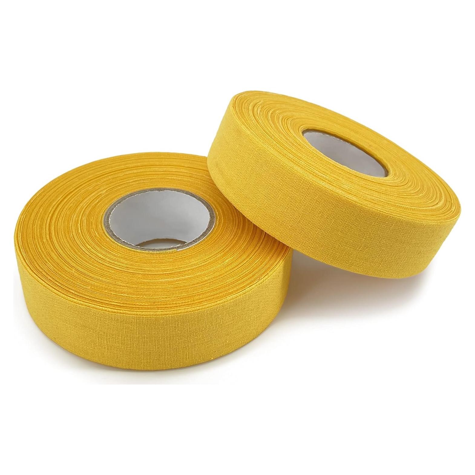 Cinta de Hockey TaktZeit 2 Rollos 2.54cm x 24.69m Amarillo