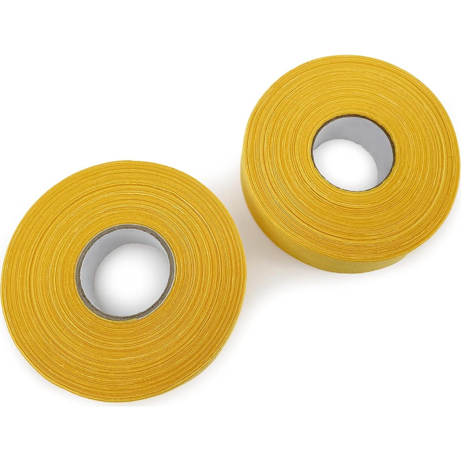 Cinta de Hockey TaktZeit 2 Rollos 2.54cm x 24.69m Amarillo
