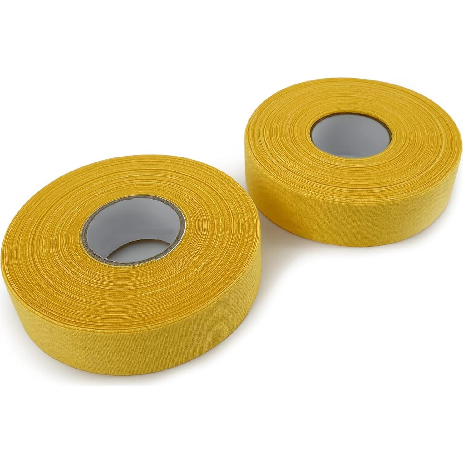 Cinta de Hockey TaktZeit 2 Rollos 2.54cm x 24.69m Amarillo