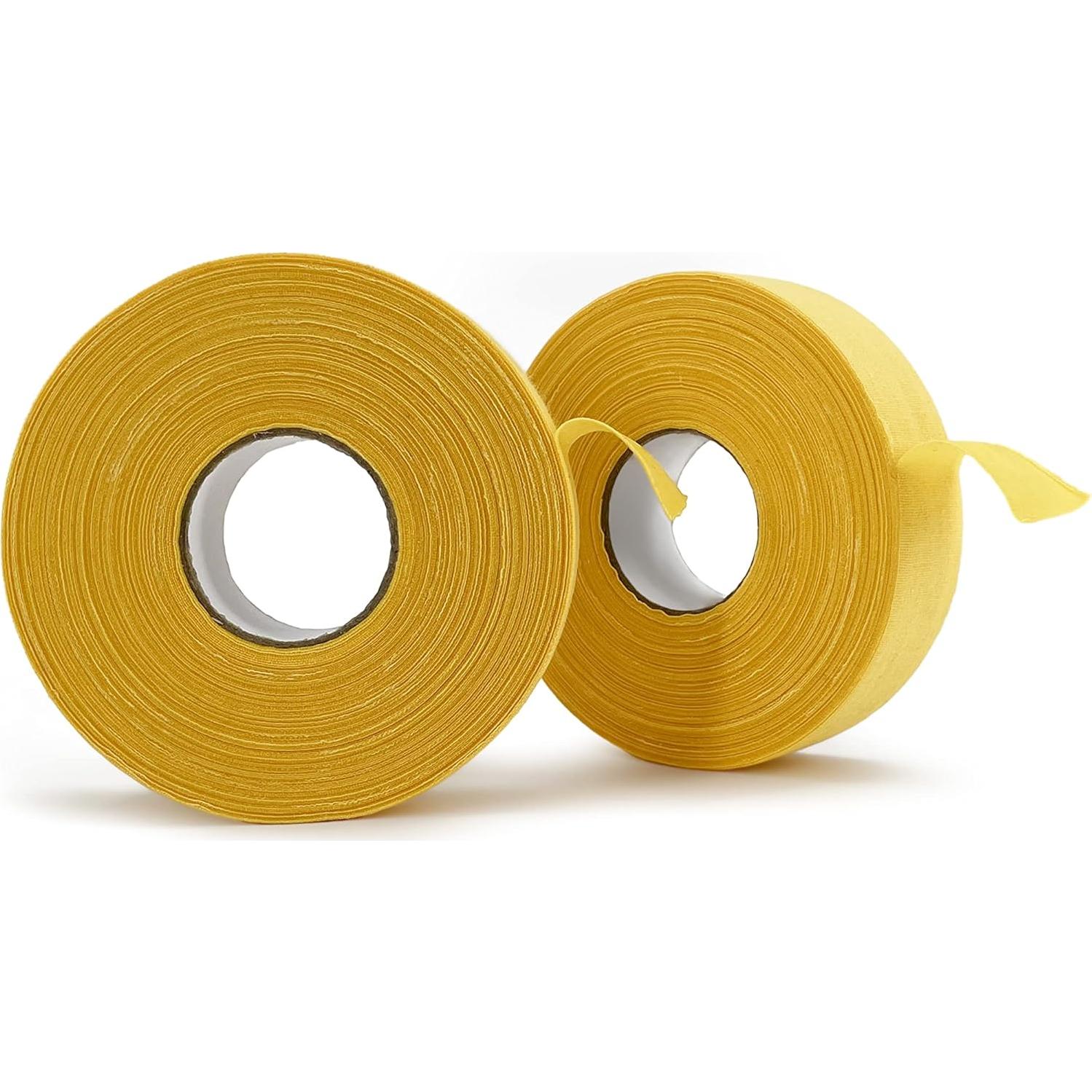 Cinta de Hockey TaktZeit 2 Rollos 2.54cm x 24.69m Amarillo