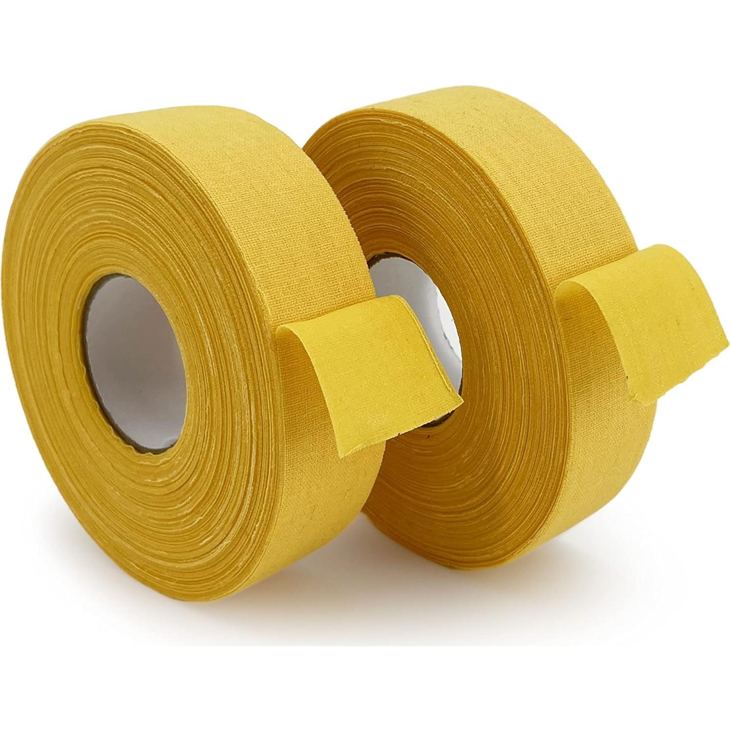 Cinta de Hockey TaktZeit 2 Rollos 2.54cm x 24.69m Amarillo