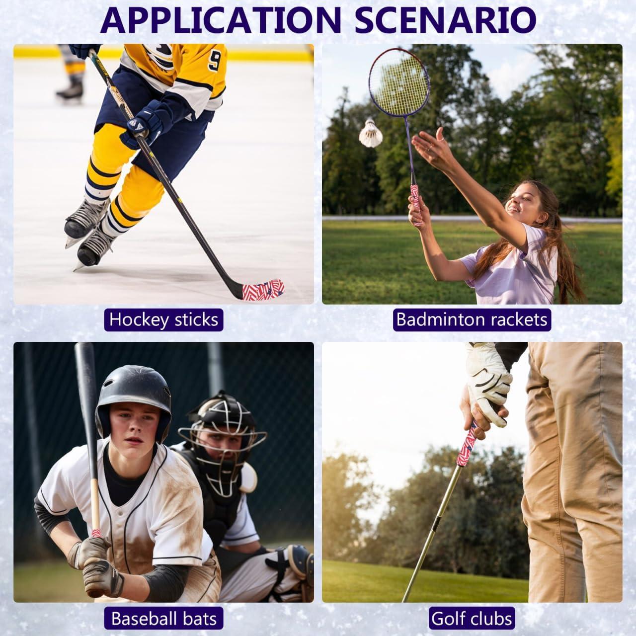 Cinta para Palo de Hockey Kisangel Bandera Americana 9.8cm