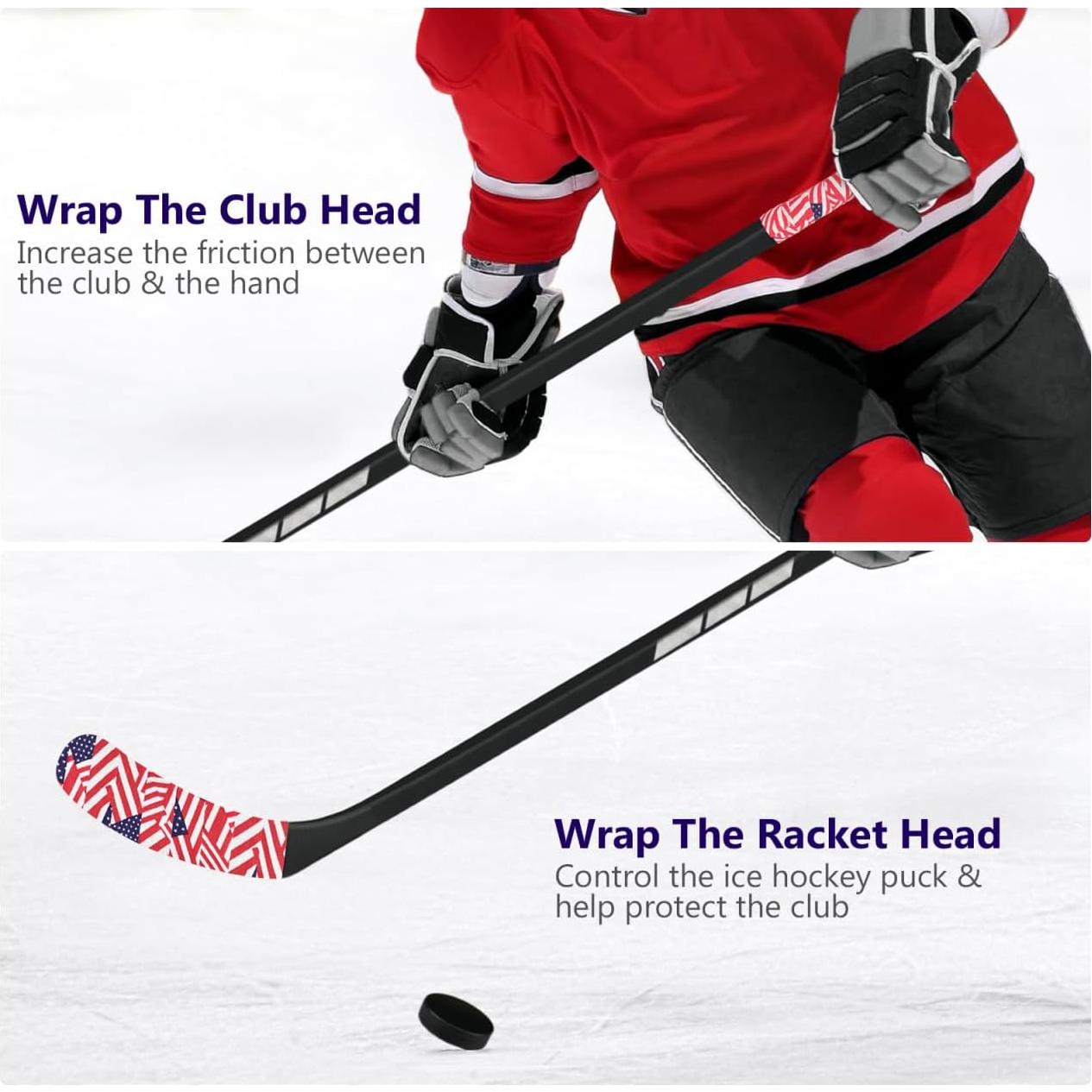 Cinta para Palo de Hockey Kisangel Bandera Americana 9.8cm