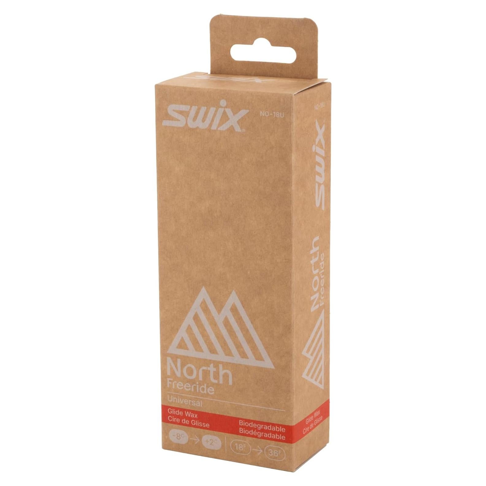 Cera Universal Swix North Speed Brick 180g para Snowboard y Esquí