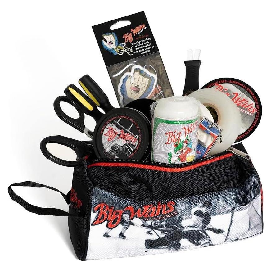 Bolsa de Accesorios de Hockey Big Wahs 2023 - Incluye Cinta, Tijeras y Más