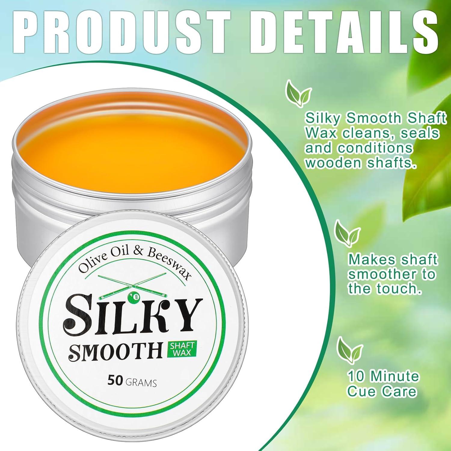 Paquete de 3 Ceras para Ejes de Taco de Billar Threlaco 50g