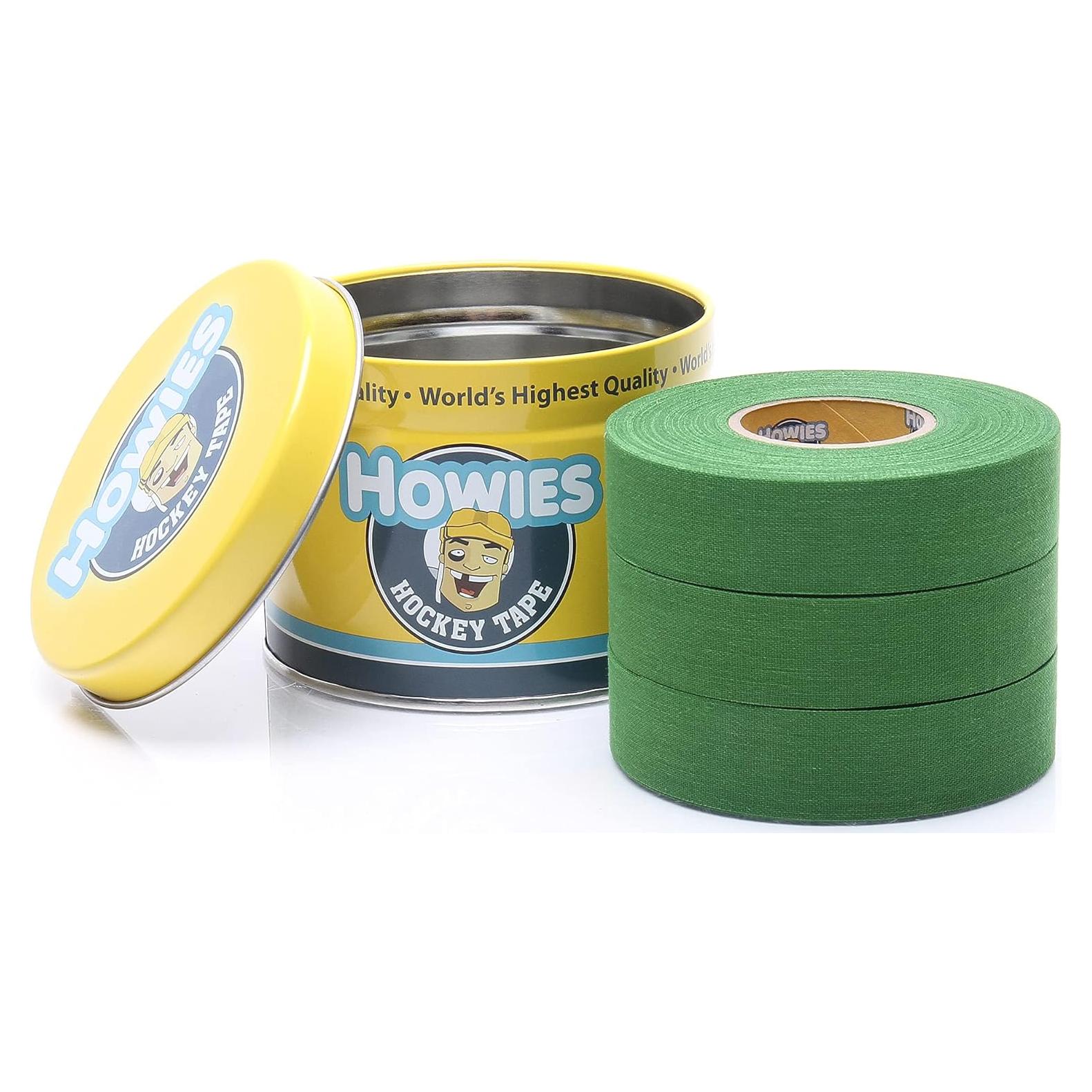 Cinta de Hockey Howies 3 Rollos 1" Verde - Duradera y Fuerte