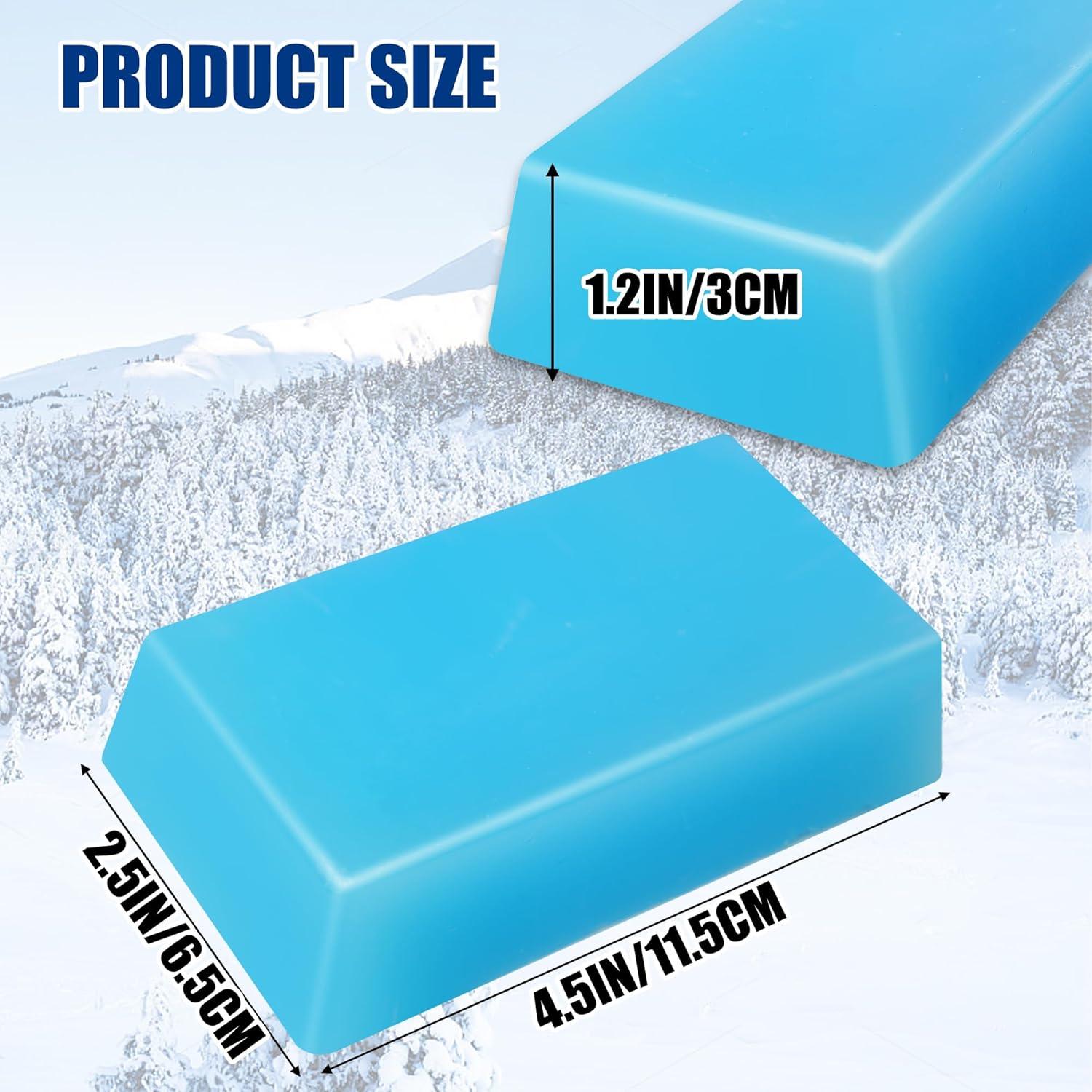 Cera para Snowboard y Esquí SFNSM Azul 2 Piezas 11.4x6.4cm