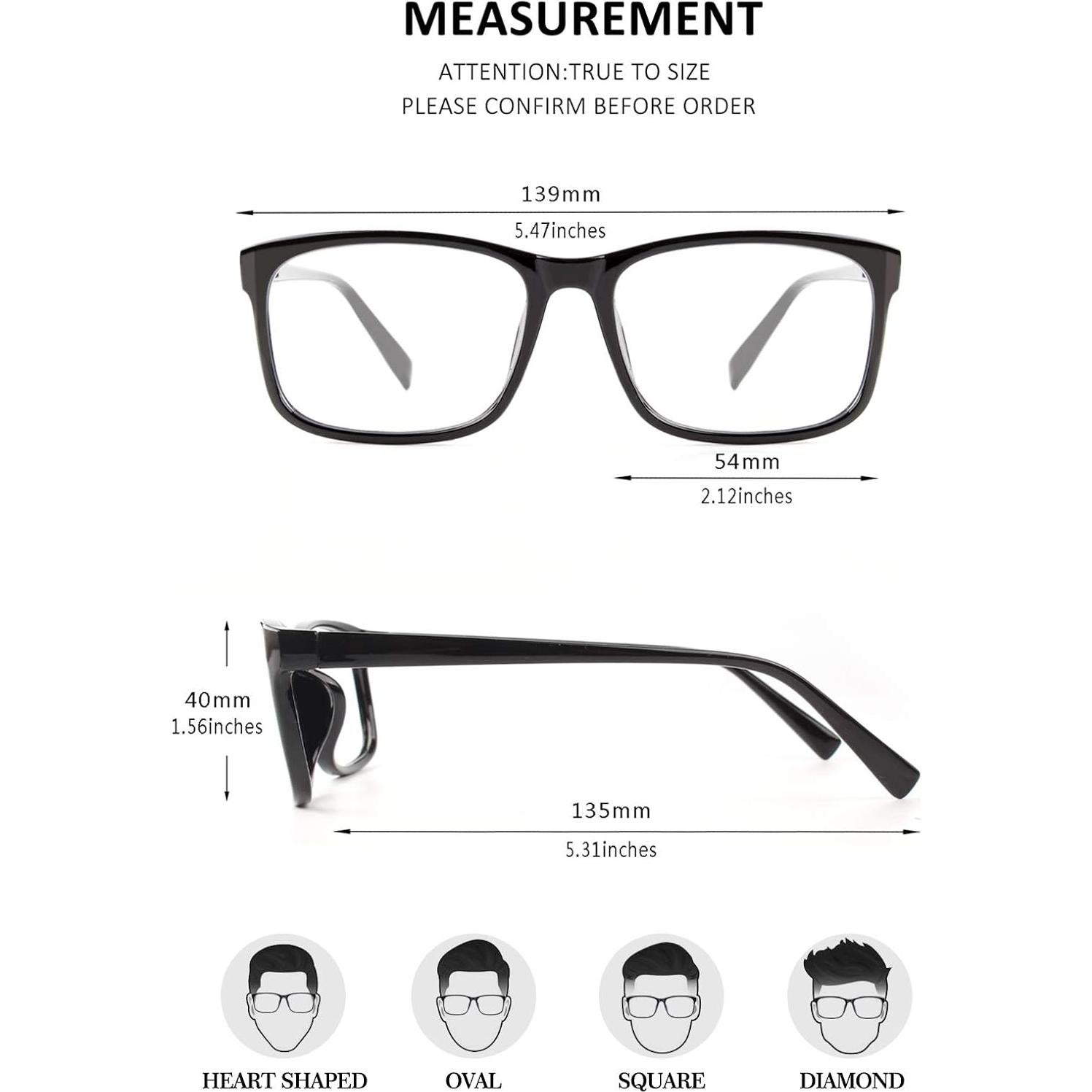 Gafas GQUEEN Transparentes Rectangulares UV 100% Mujeres