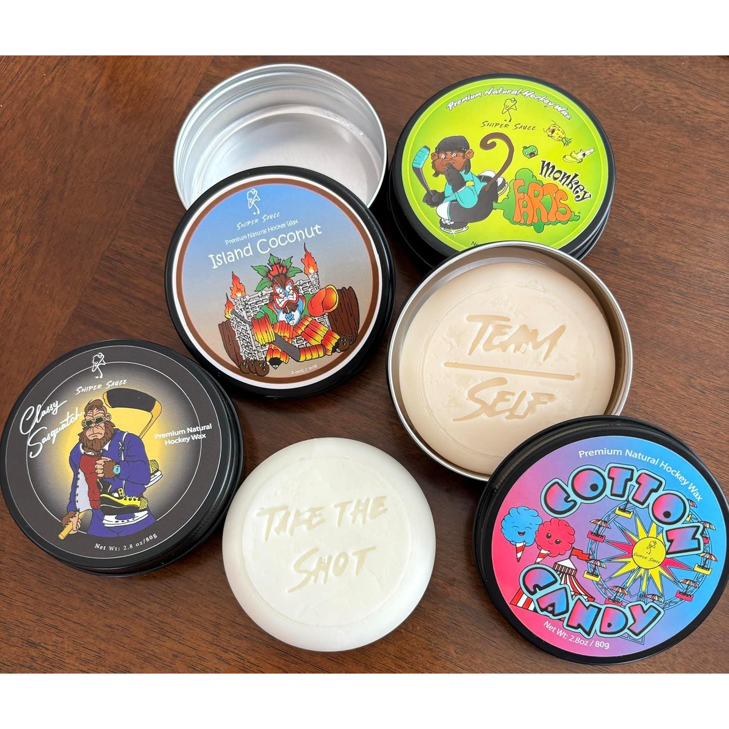 Cera de Hockey Natural Premium Sniper Sauce - 79g, Agarre Perfecto