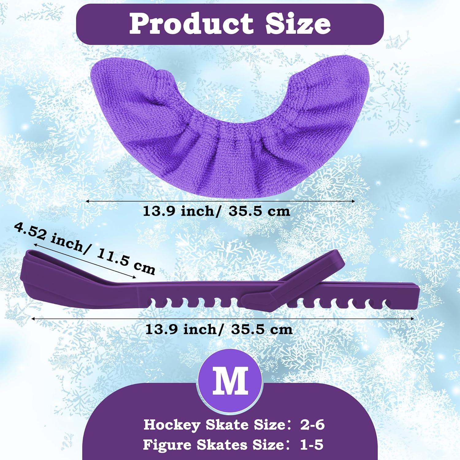 Protectores de Patín Anglekai 2+2PCS Ajustables para Hockey