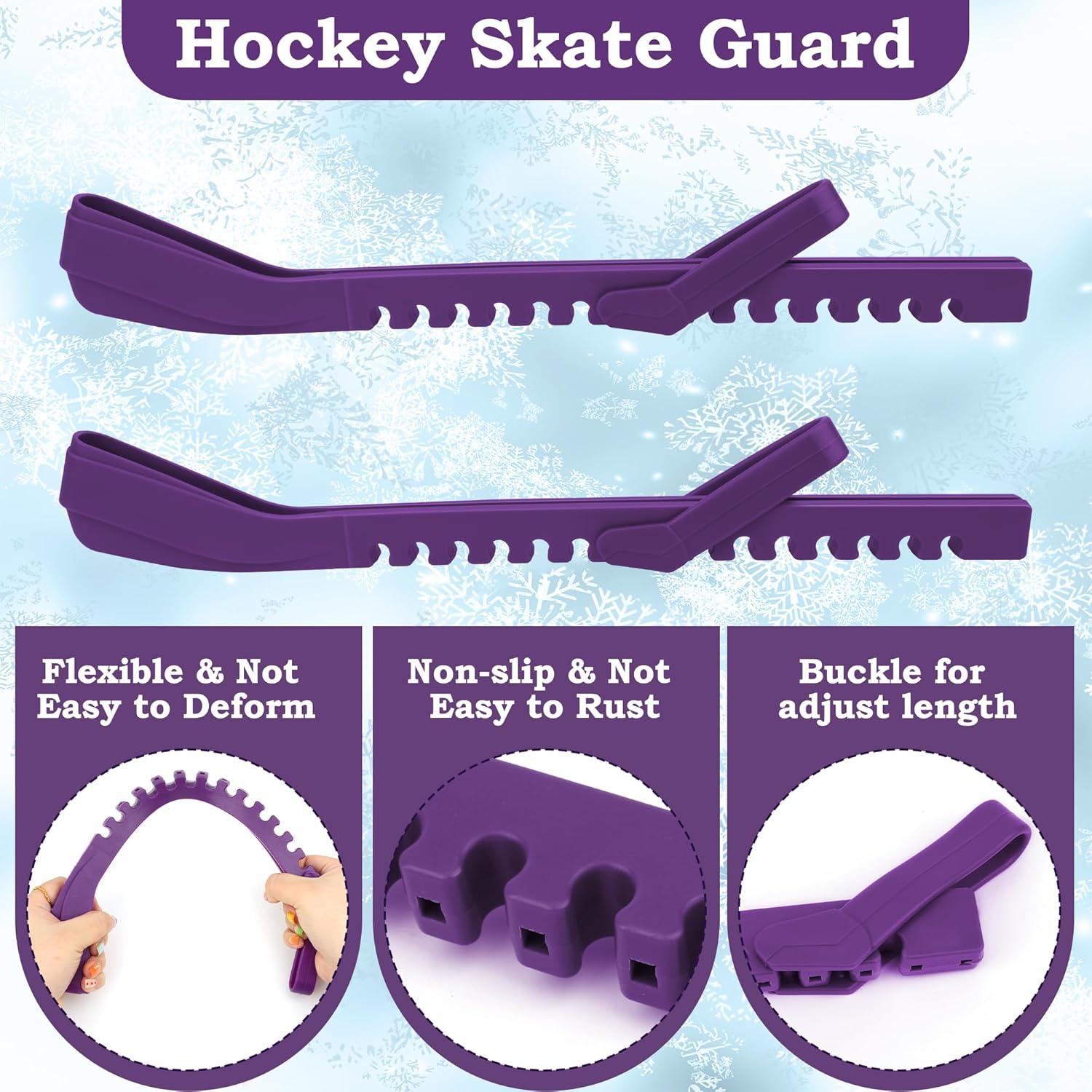 Protectores de Patín Anglekai 2+2PCS Ajustables para Hockey