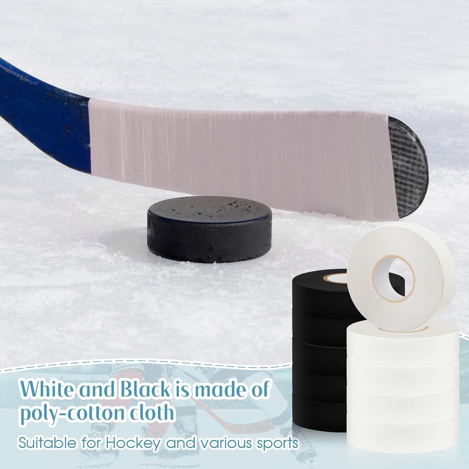 Cinta de Tela Adhesiva Meooeck para Hockey 20 Rollos 2.54cm