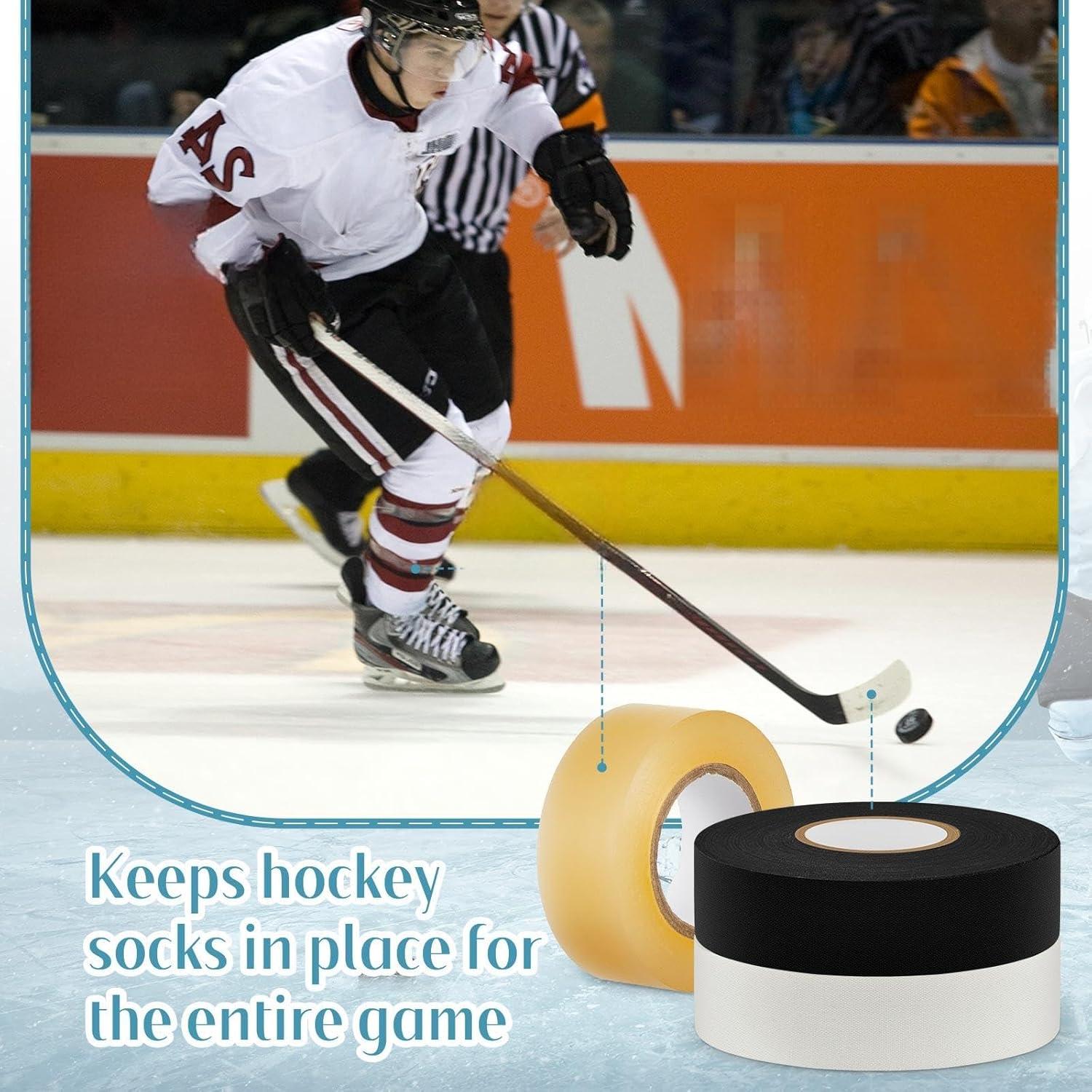 Cinta de Tela Adhesiva Meooeck para Hockey 20 Rollos 2.54cm