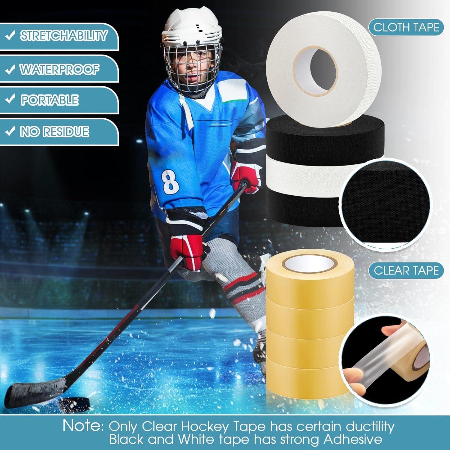 Cinta de Tela Adhesiva Meooeck para Hockey 20 Rollos 2.54cm