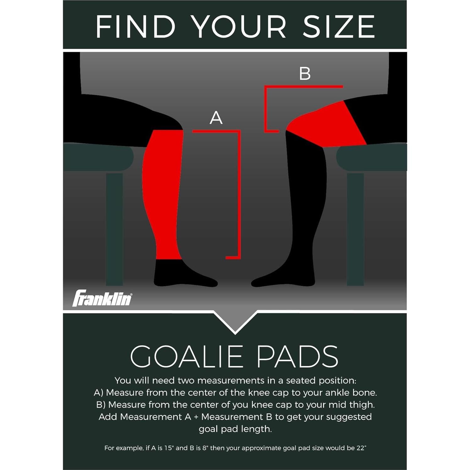 Patines de Portero Franklin Sports NHL 58 cm Negro Junior