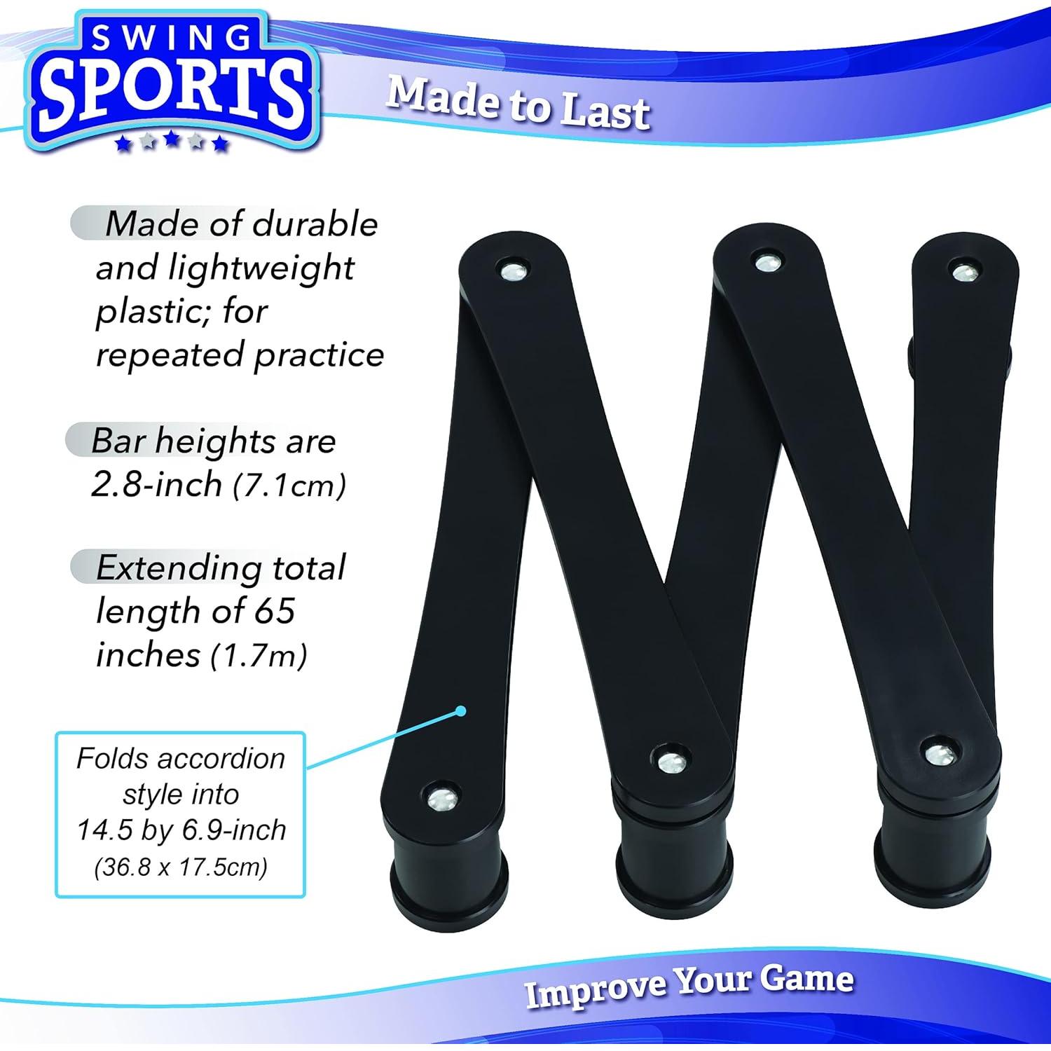 Entrenador de Hockey Swing Sports - Pasador de Disco Ajustable