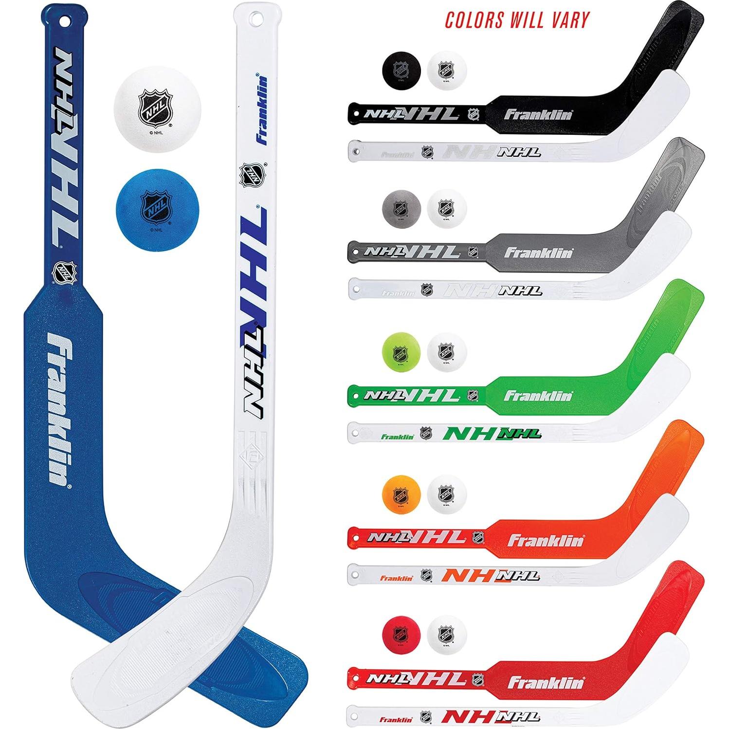 Set de Hockey Mini Franklin Sports - Palo de Portero y Jugador