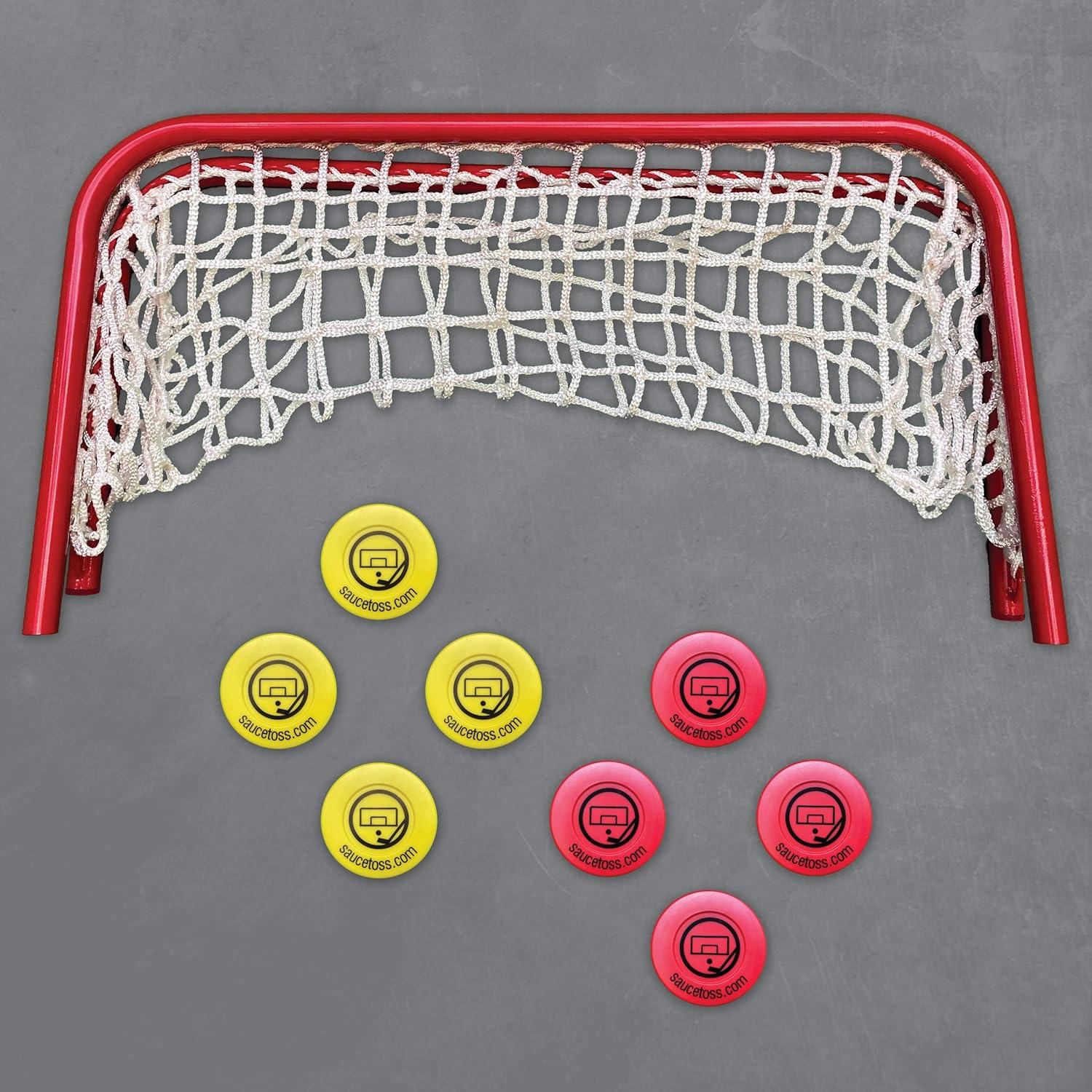 Juego de Pase de Hockey Sauce Toss Pro - 2 Jugadores, Portátil