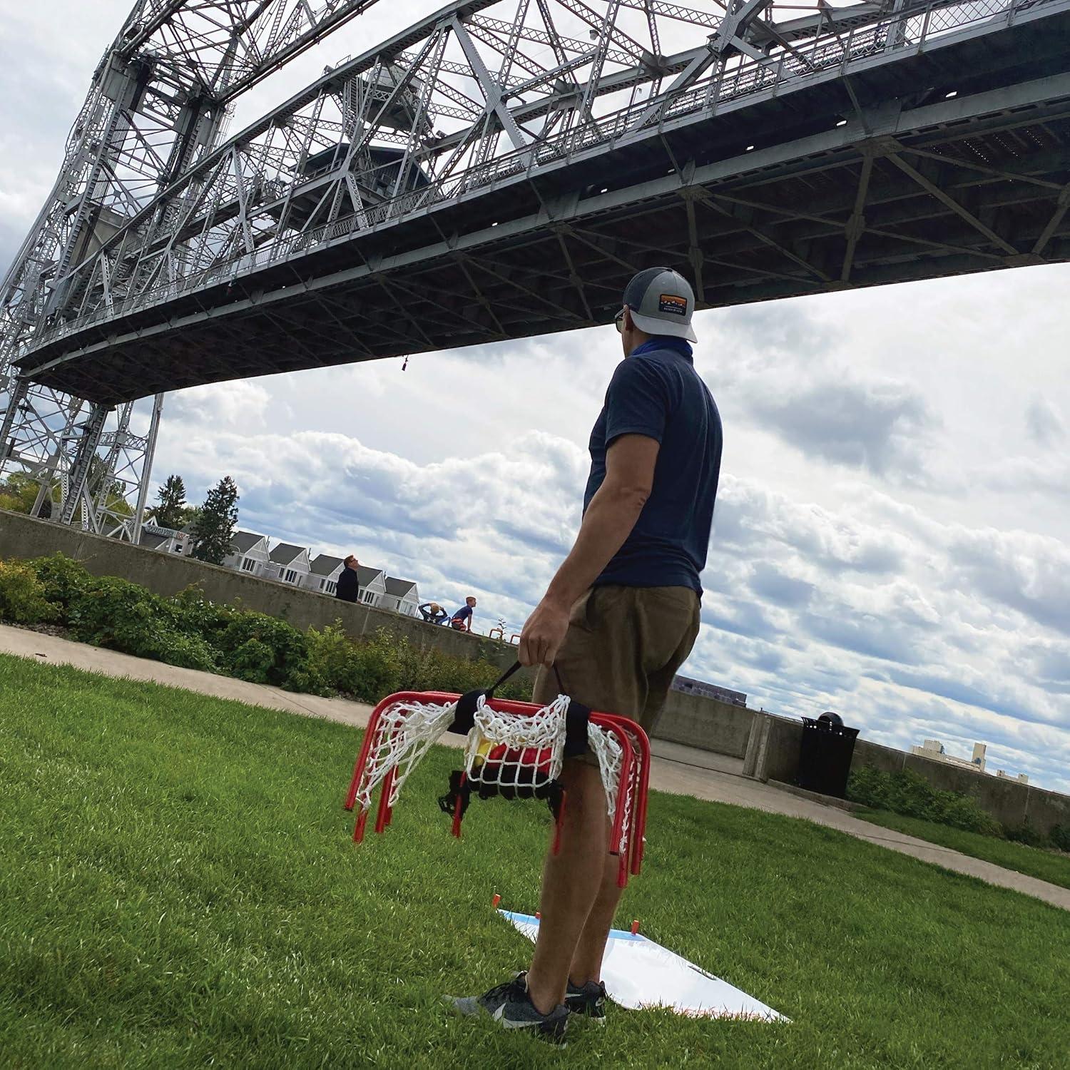 Juego de Pase de Hockey Sauce Toss Pro - 2 Jugadores, Portátil