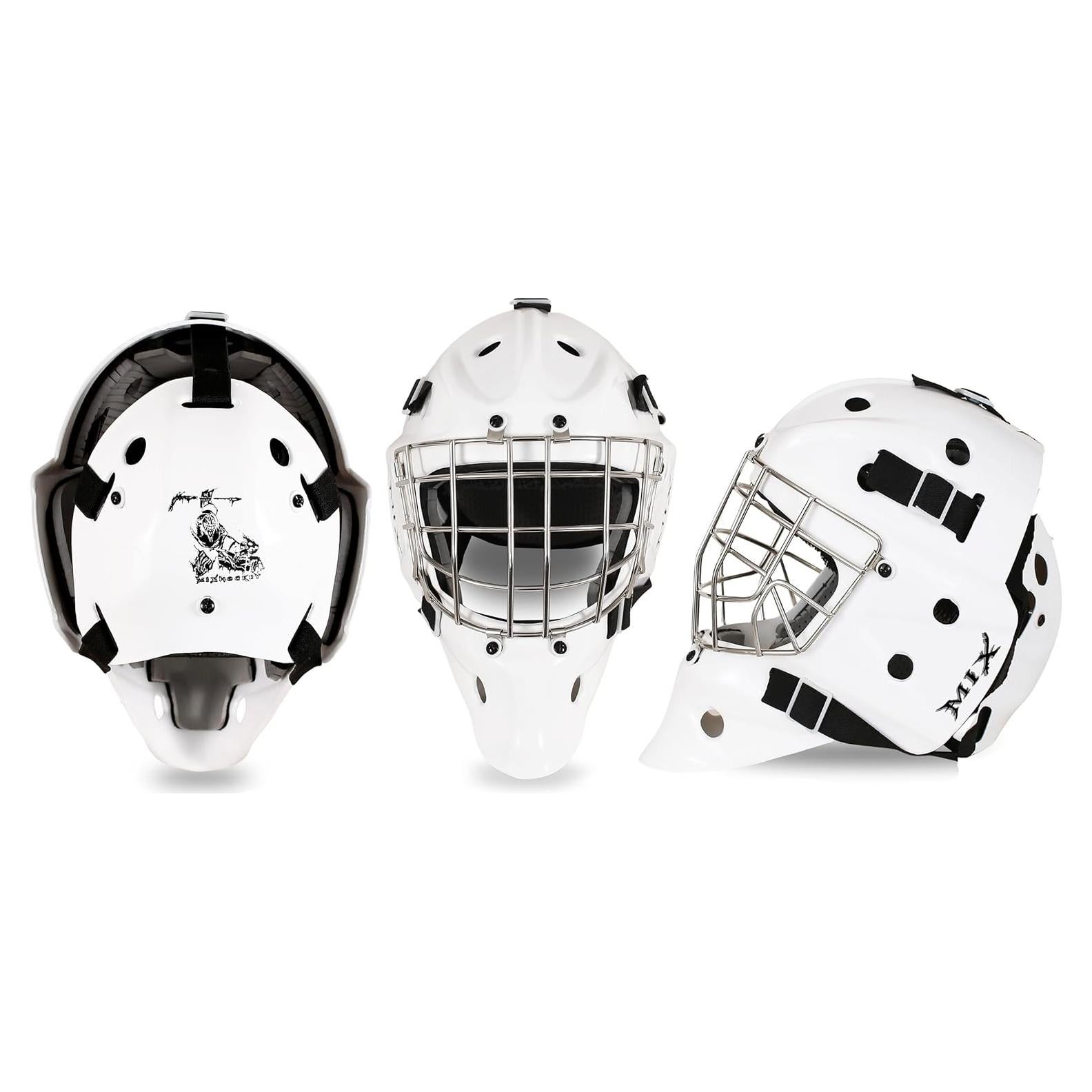 Máscara de Portero HAGAN MX3 Senior - Protección Completa Blanca