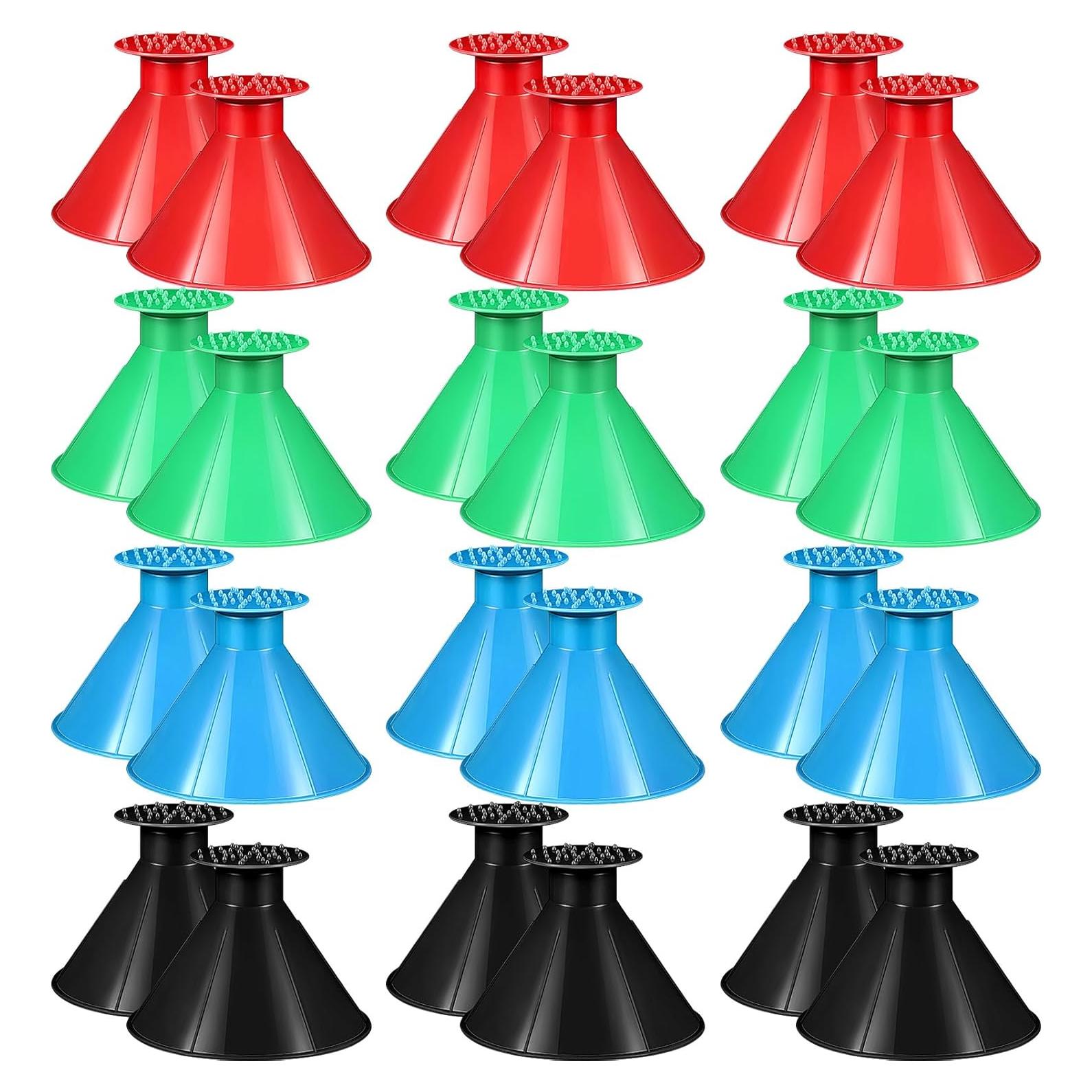 Raspadores de Hielo para Parabrisas Gisafai 24 Pcs Colores
