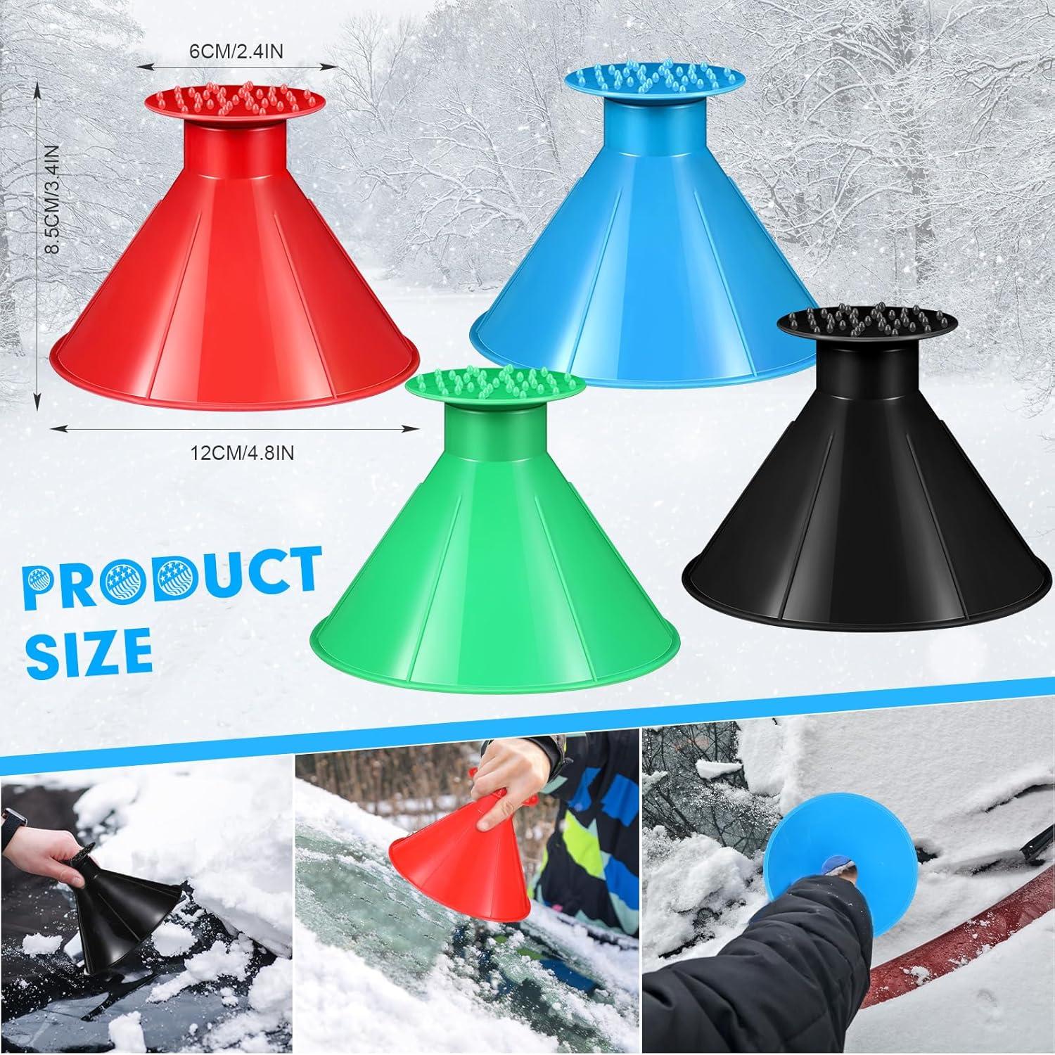 Raspadores de Hielo para Parabrisas Gisafai 24 Pcs Colores