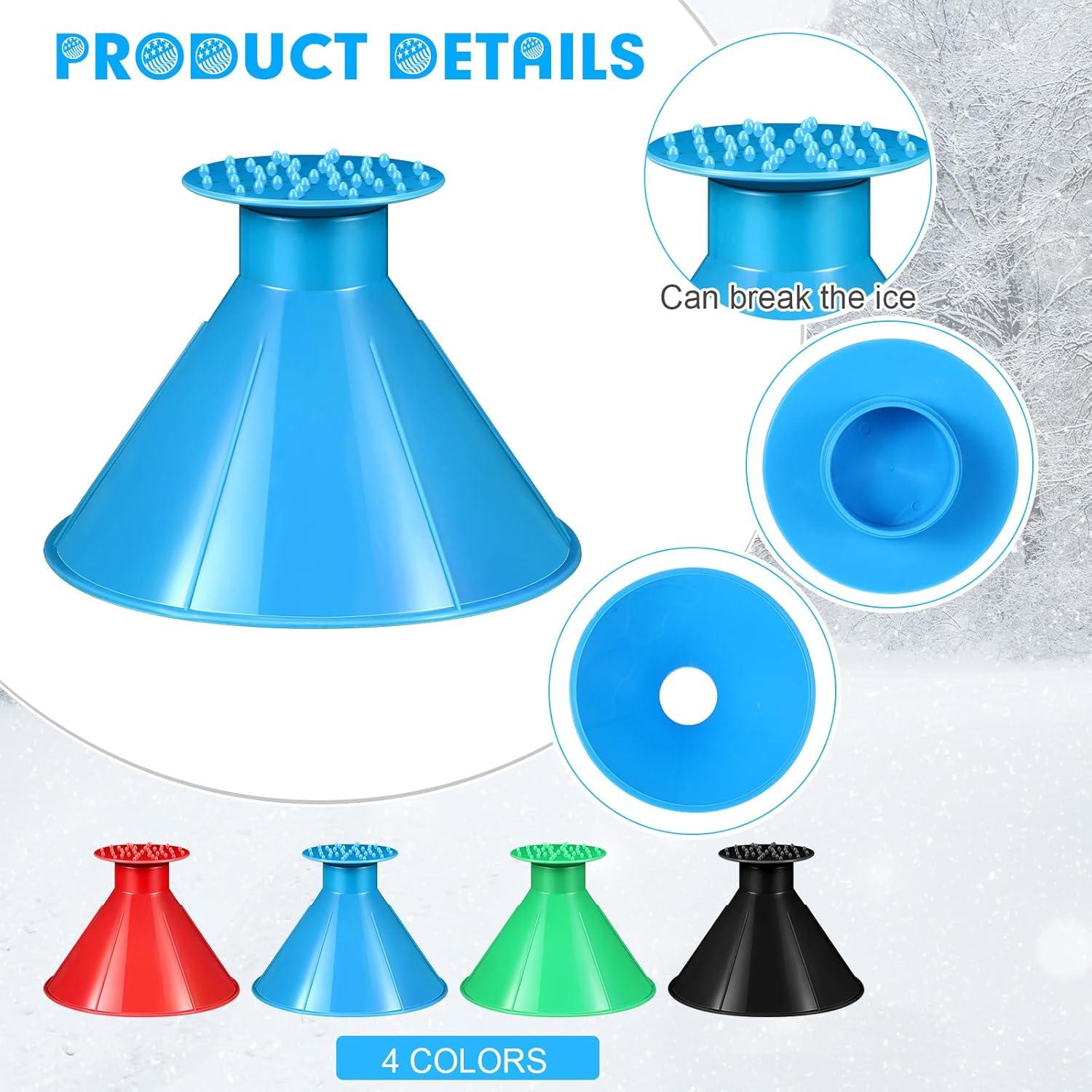 Raspadores de Hielo para Parabrisas Gisafai 24 Pcs Colores