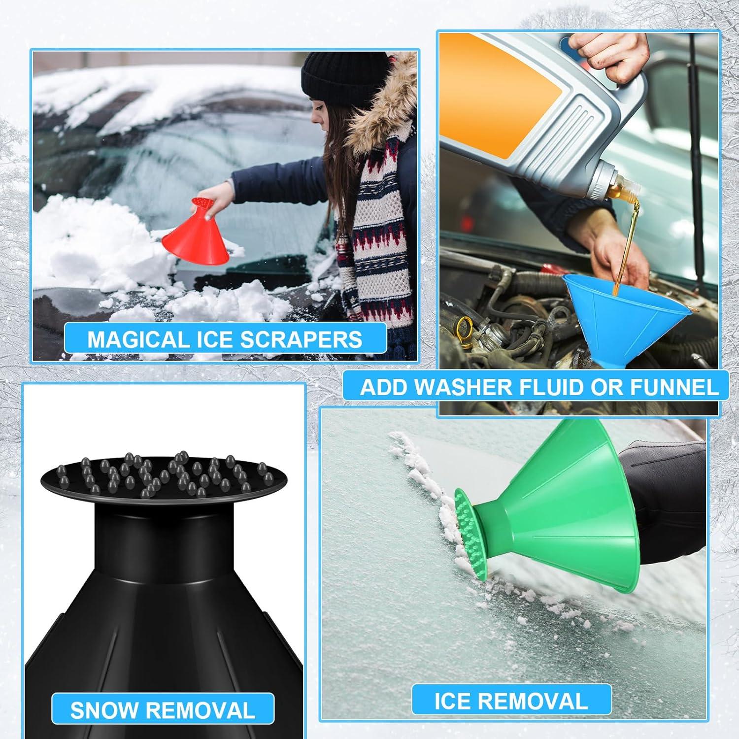 Raspadores de Hielo para Parabrisas Gisafai 24 Pcs Colores