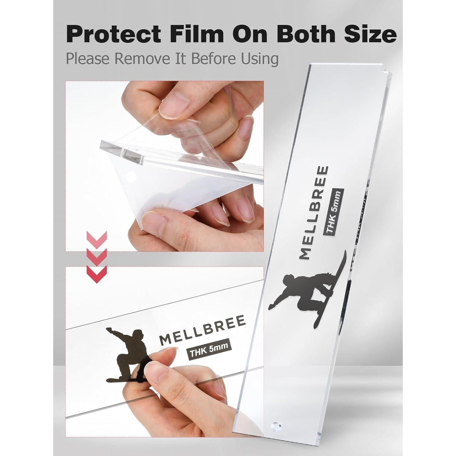 Raspador de Cera para Esquí Mellbree 2 Paquete 5mm