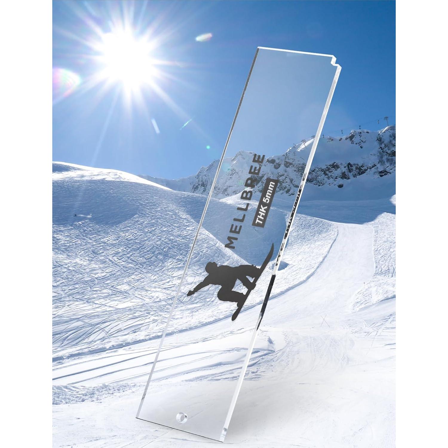 Raspador de Cera para Esquí Mellbree 2 Paquete 5mm