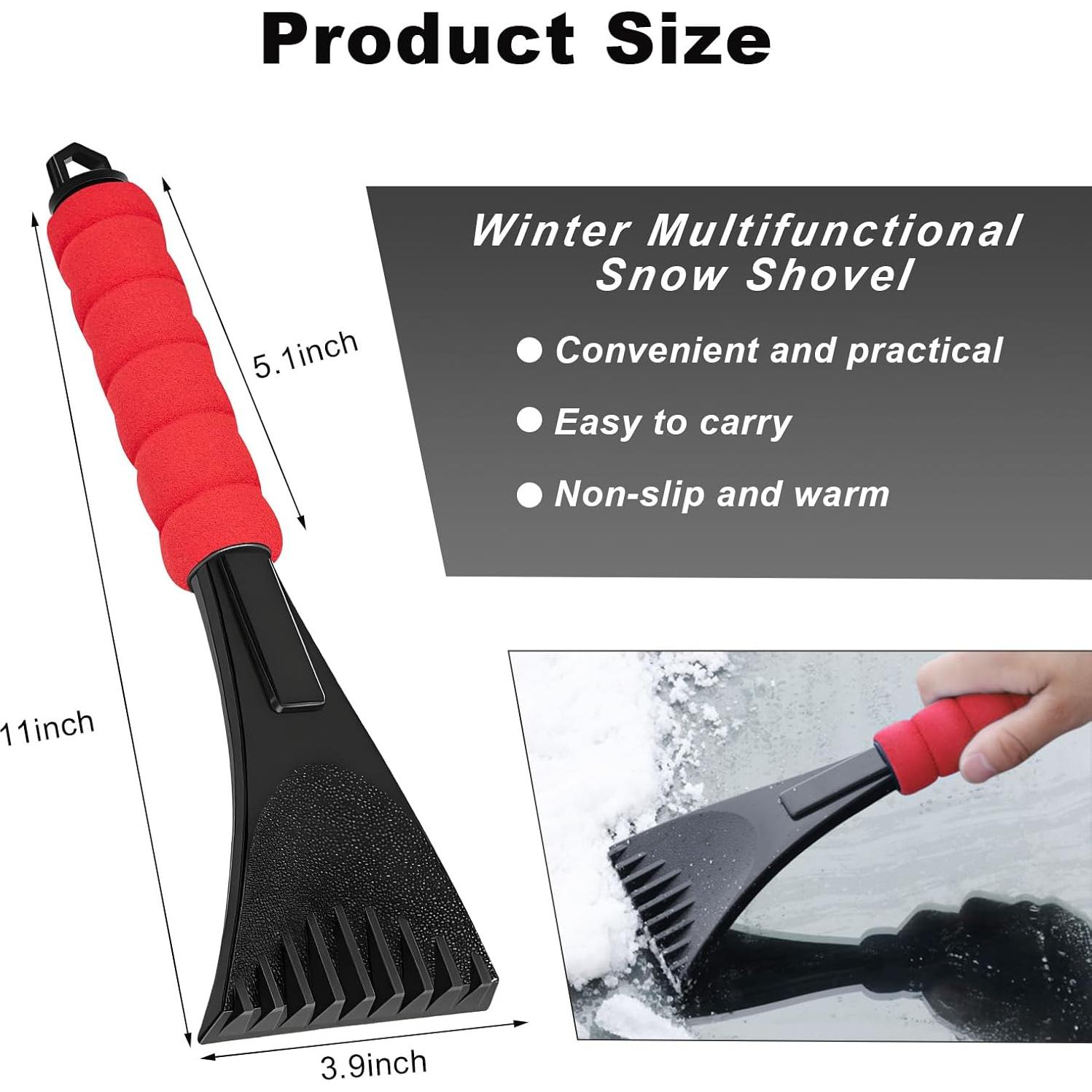 Raspador de Hielo Gasedin para Parabrisas Coche 27.9x10.2cm