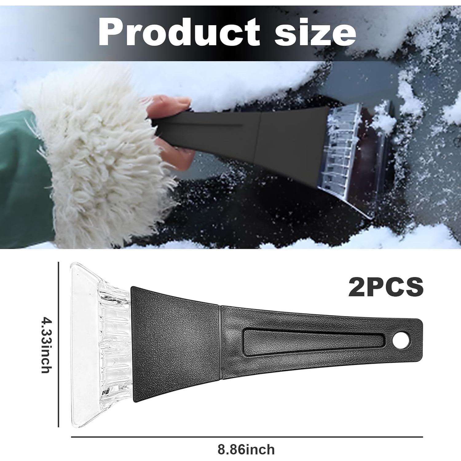 Raspador de Hielo para Parabrisas Ohleats 2 PCS Antirayones