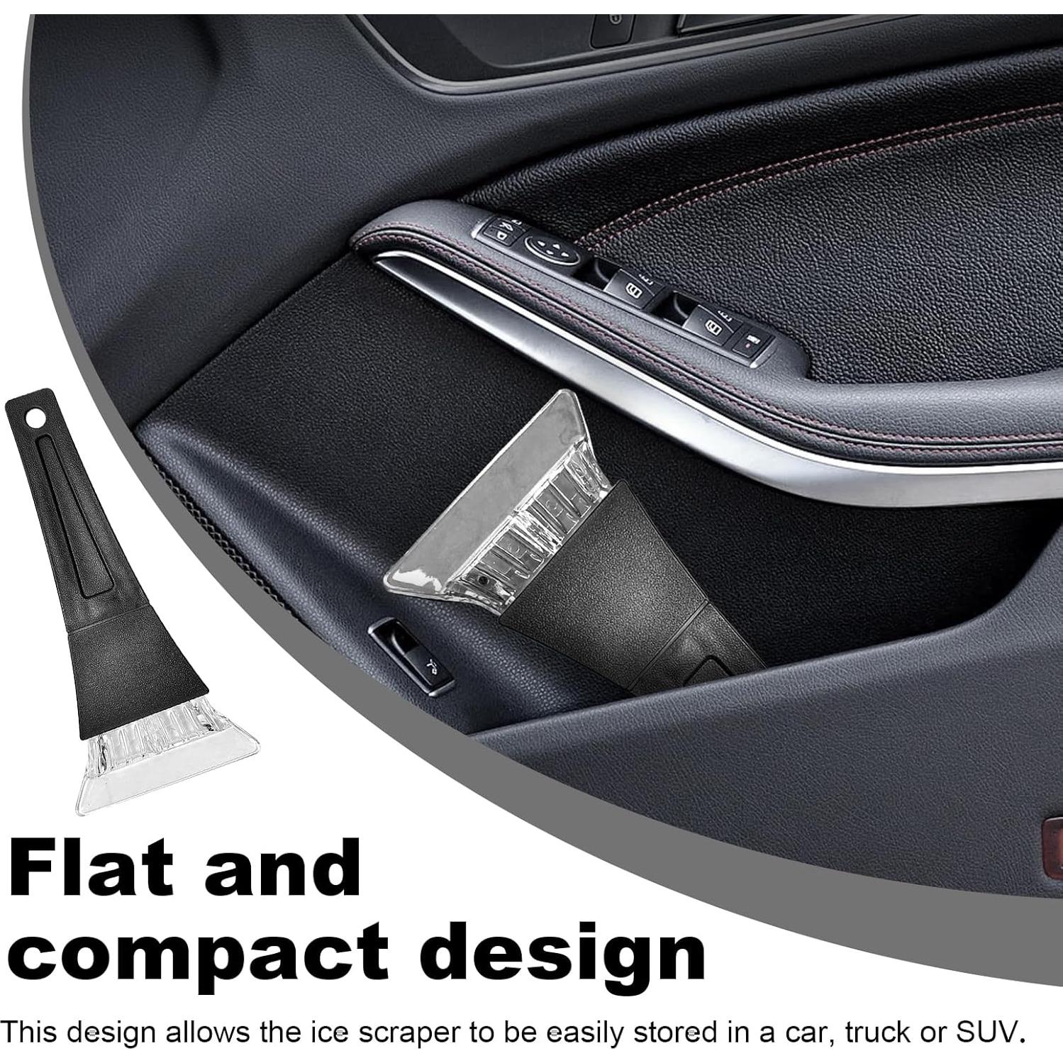 Raspador de Hielo para Parabrisas Ohleats 2 PCS Antirayones