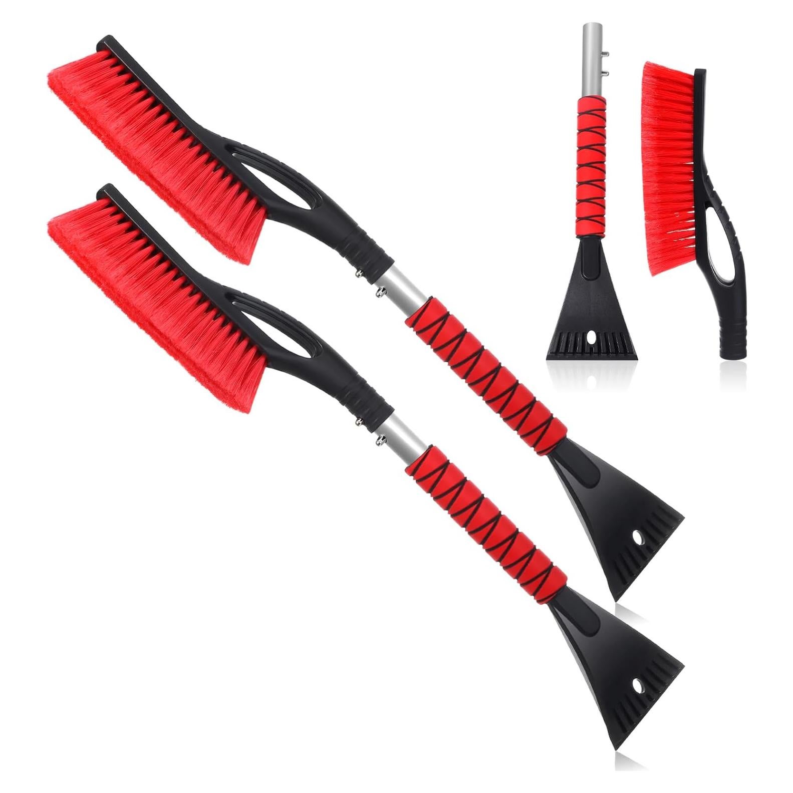 Paquete de 2 cepillos de nieve y raspador Leriton 68.58 cm