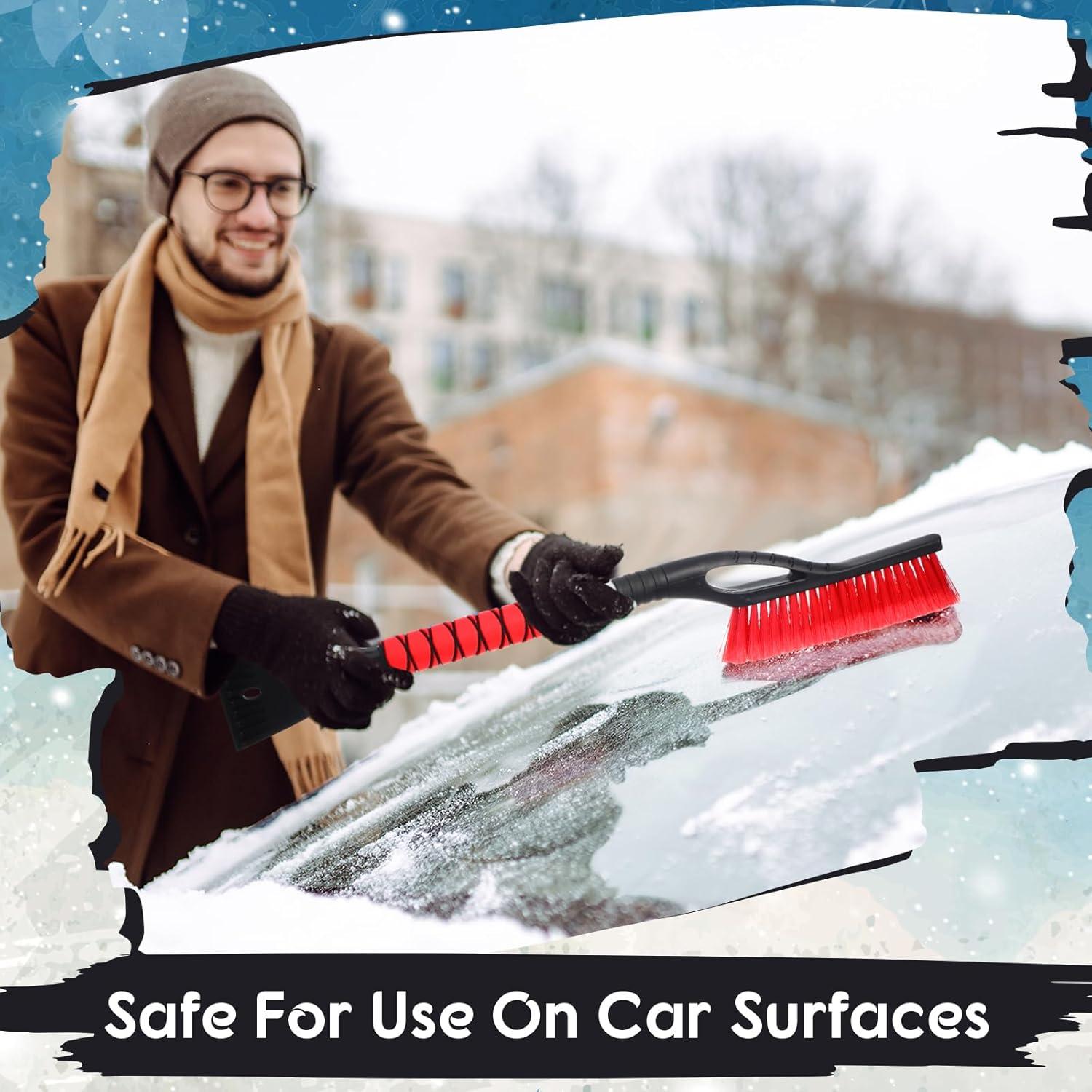 Paquete de 2 cepillos de nieve y raspador Leriton 68.58 cm