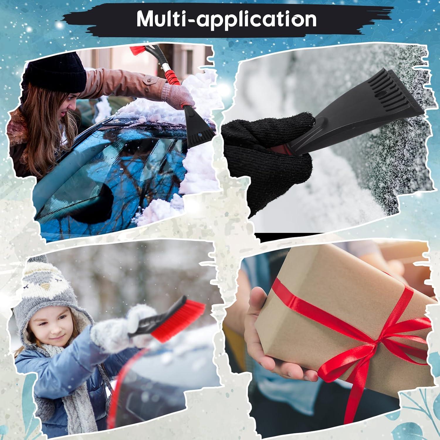 Paquete de 2 cepillos de nieve y raspador Leriton 68.58 cm