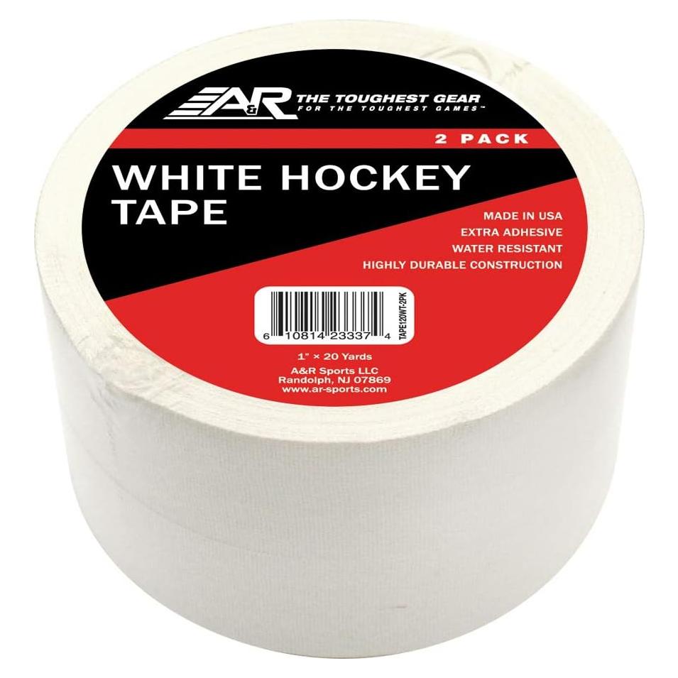 Cinta de Hockey Blanca A&R Sports - Paquete de 2 Unidades