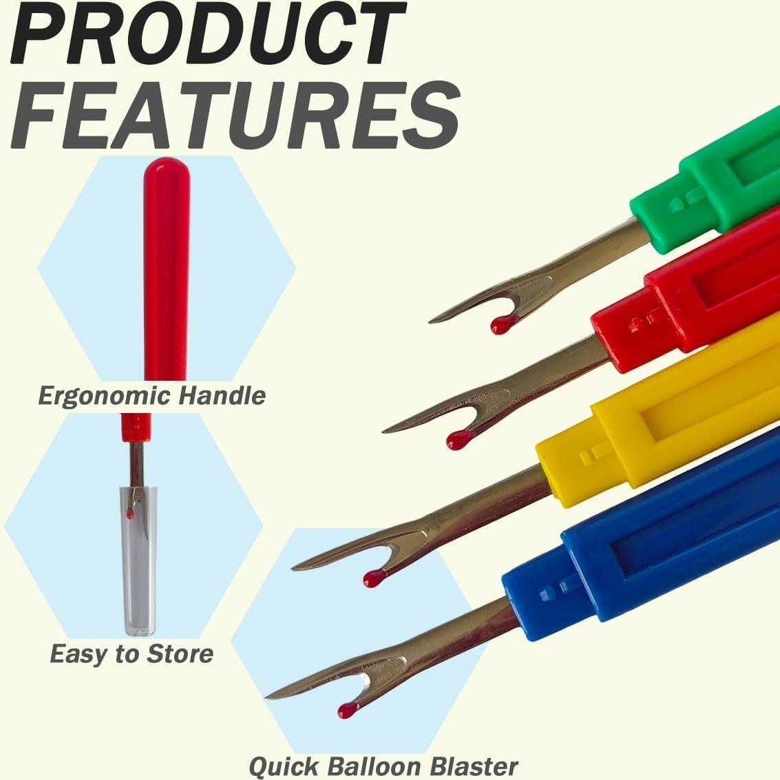 Juego de 4 herramientas para estallar globos Ajqxh - Rápido y fácil