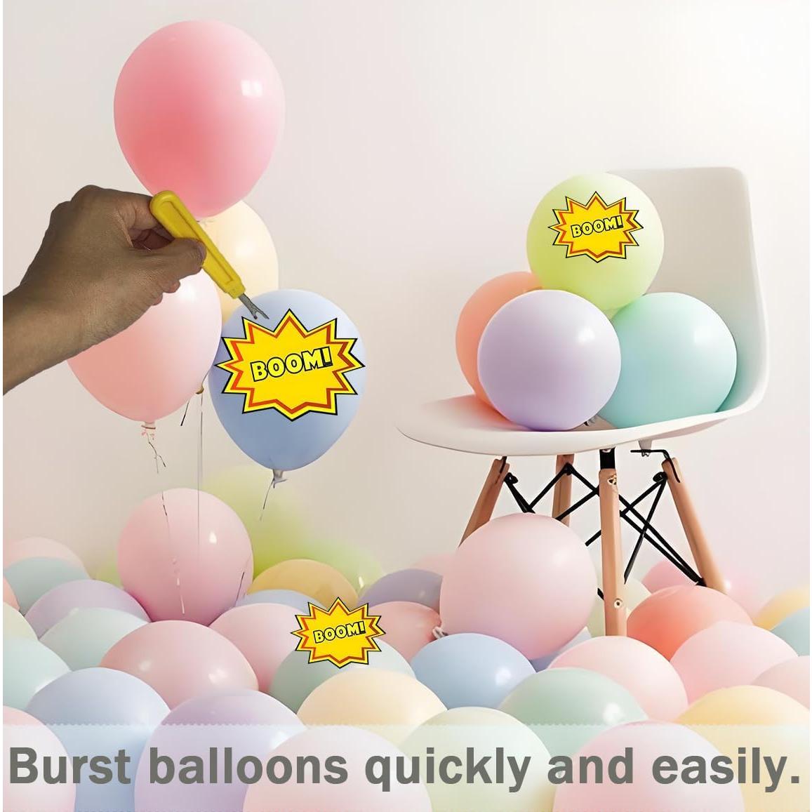Juego de 4 herramientas para estallar globos Ajqxh - Rápido y fácil