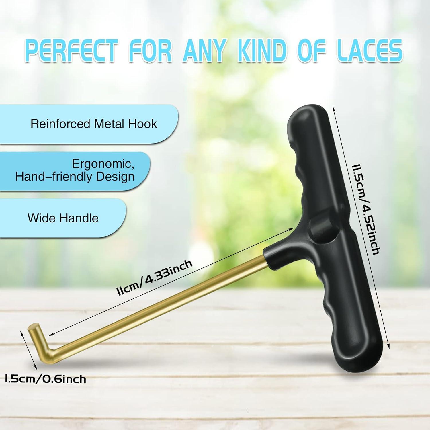 Herramienta Ajustadora de Cordones WOOPSOO 2 Pcs Acero Inoxidable