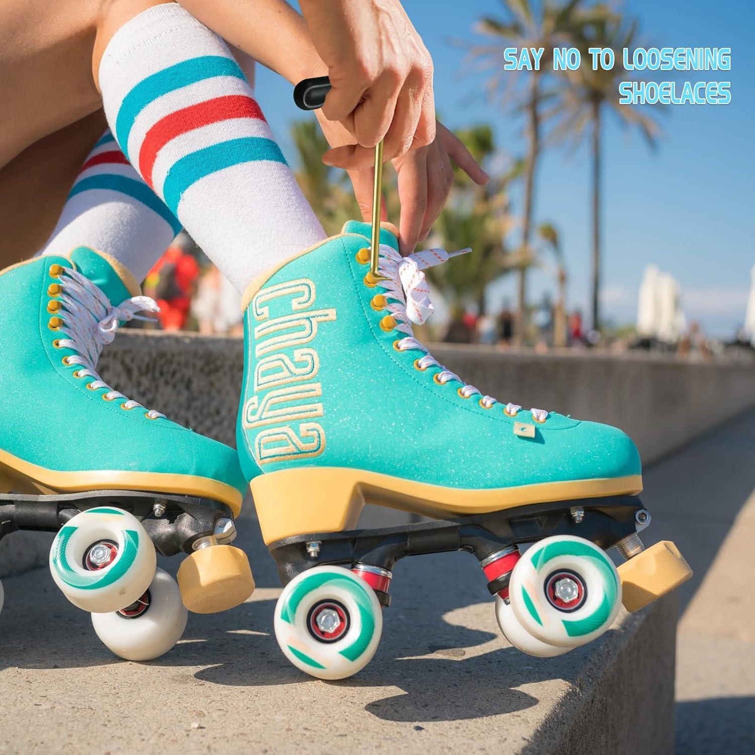 Herramienta Ajustadora de Cordones WOOPSOO 2 Pcs Acero Inoxidable