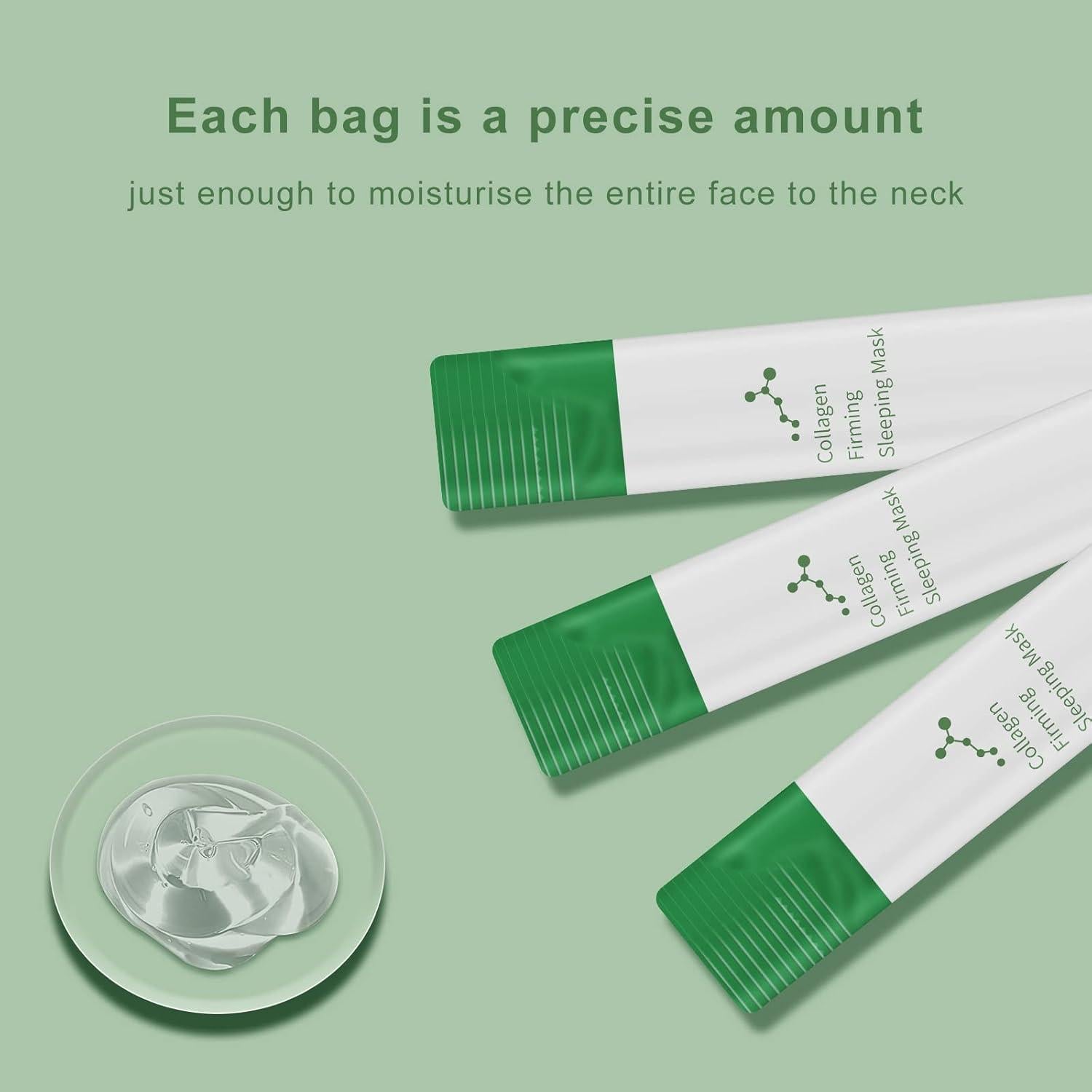 Mascarilla Facial de Noche Sea-Maid Colágeno 40 Piezas