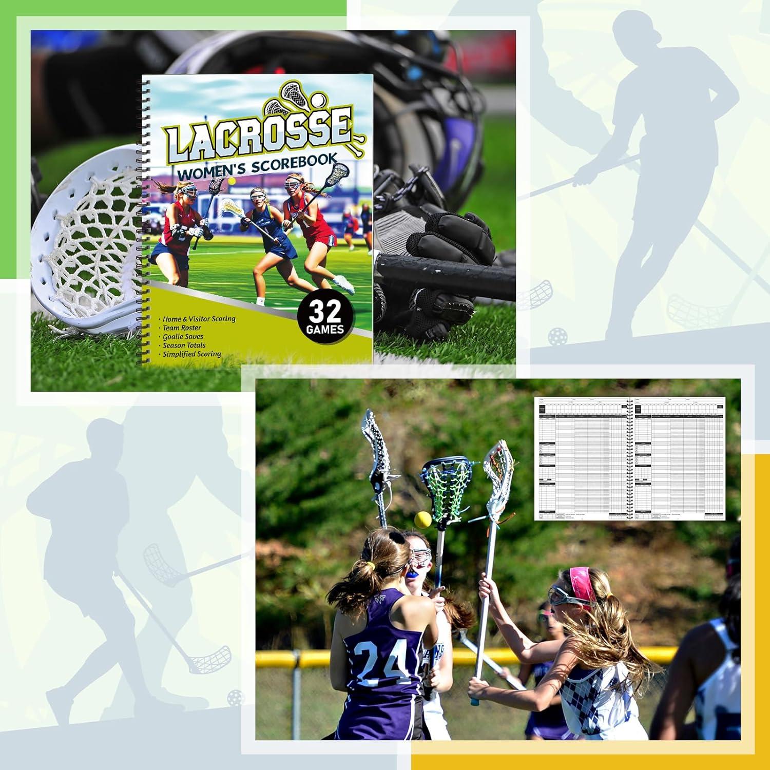 2 Libros de Puntuación de Lacrosse Affrolling 23.5x30.5 cm