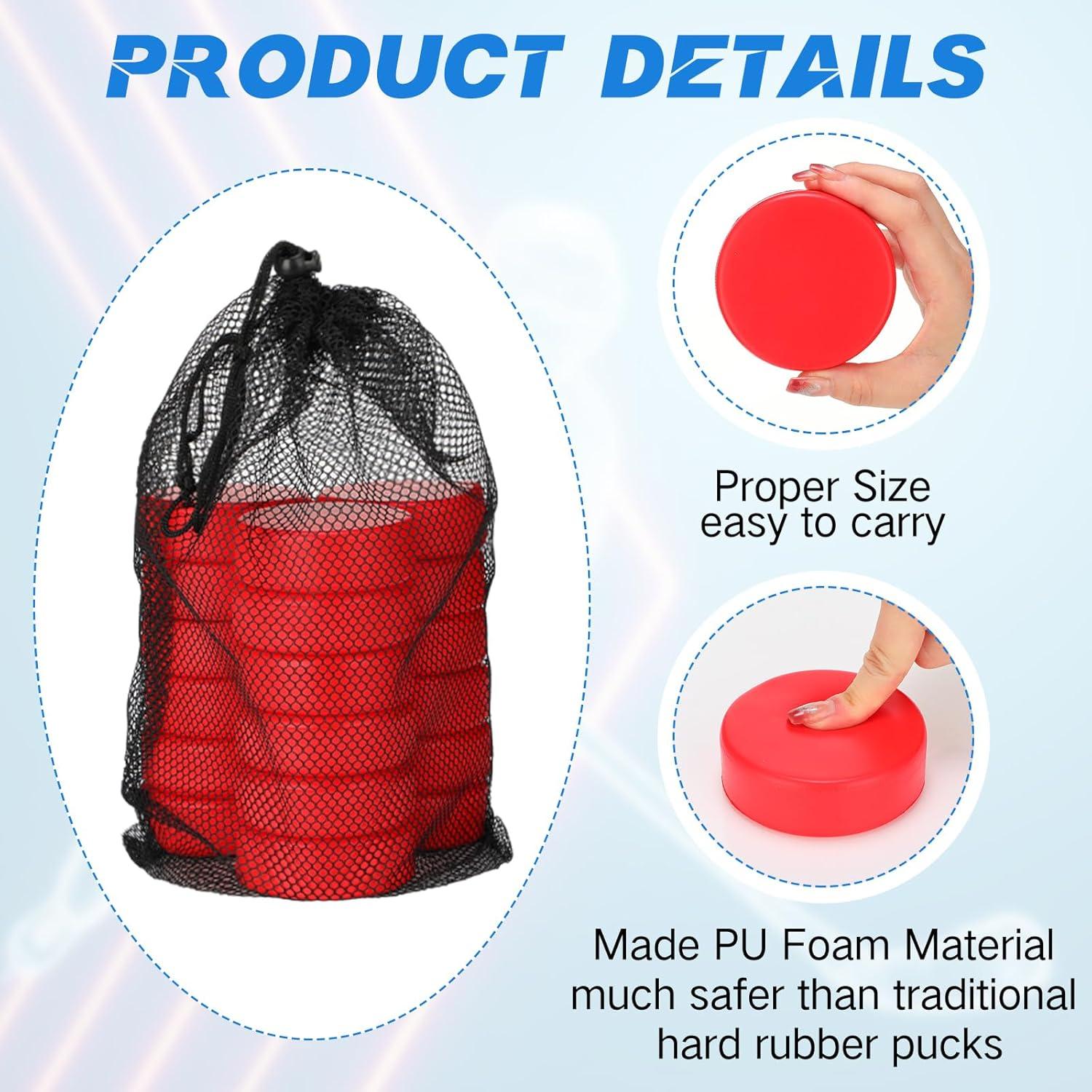 Discos de Hielo de Espuma Wettarn 3" para Hockey - 20 Piezas