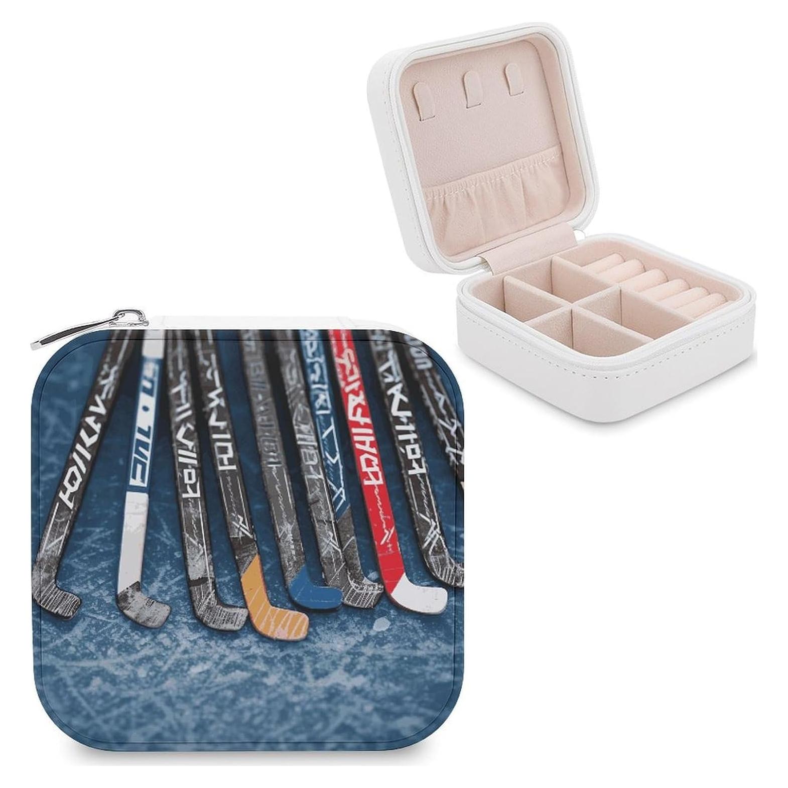 Caja de Joyería de Viaje Ouyniei Cuadrada 9.9x9.9cm PU