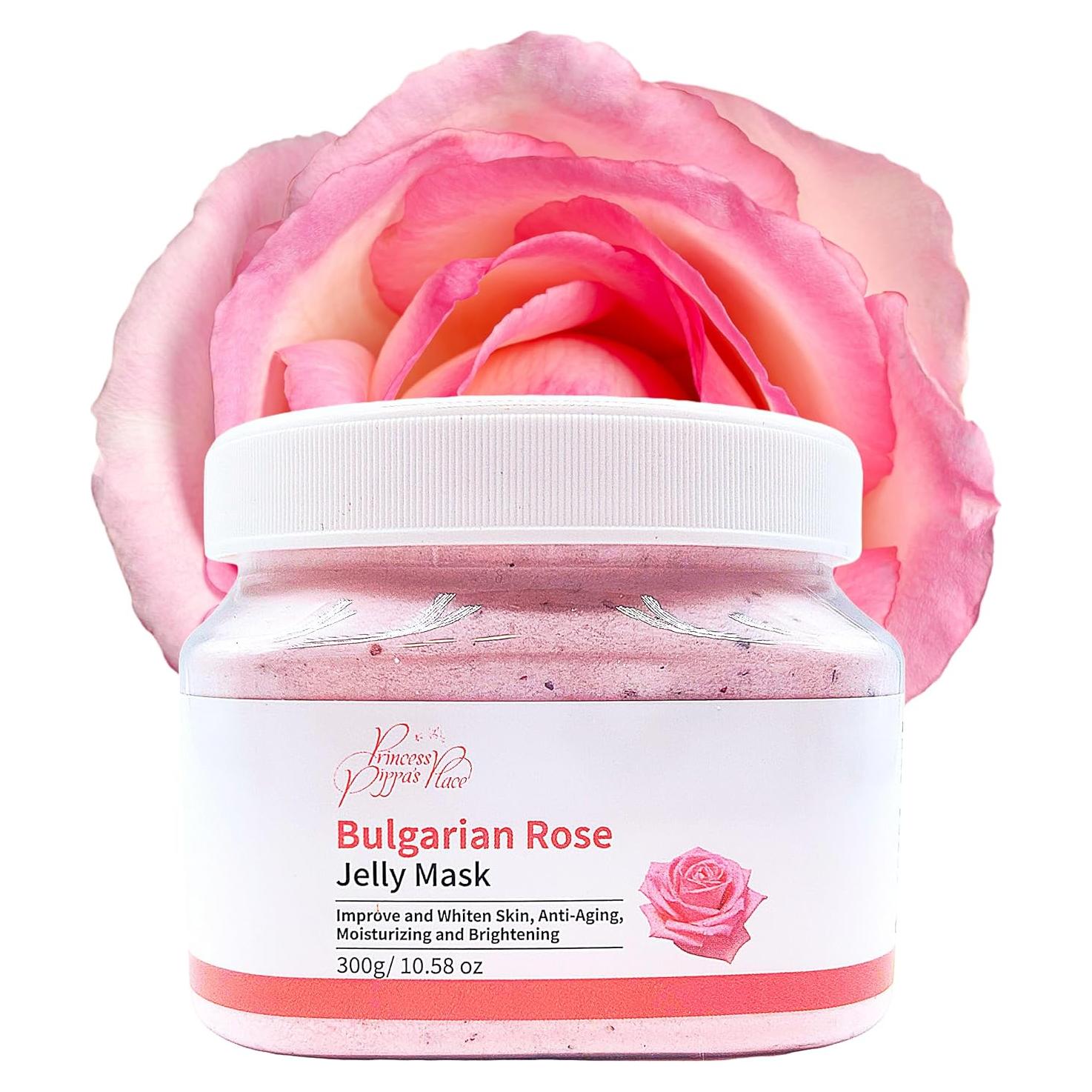 Máscara Facial de Gel Hidratante Princess Pippa - 300g Rosa Búlgara