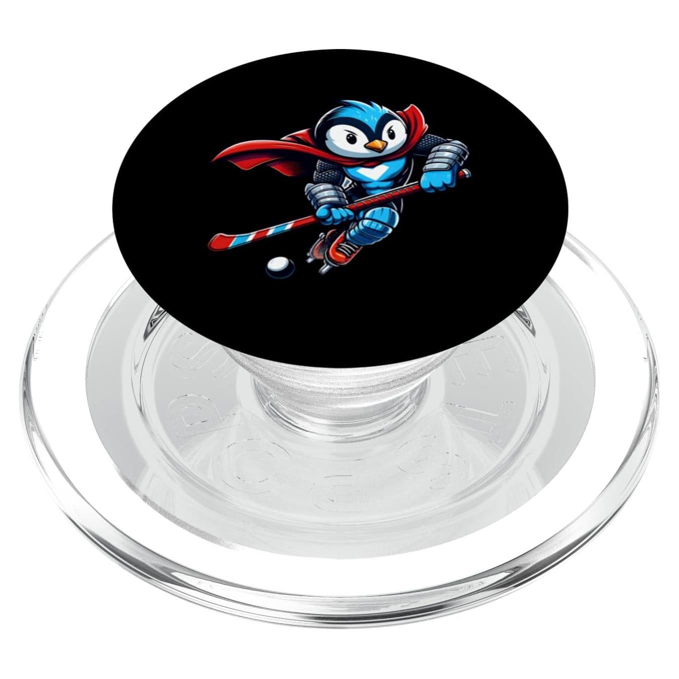 PopSockets Pingüino Superhéroe Hockey sobre Hielo MagSafe